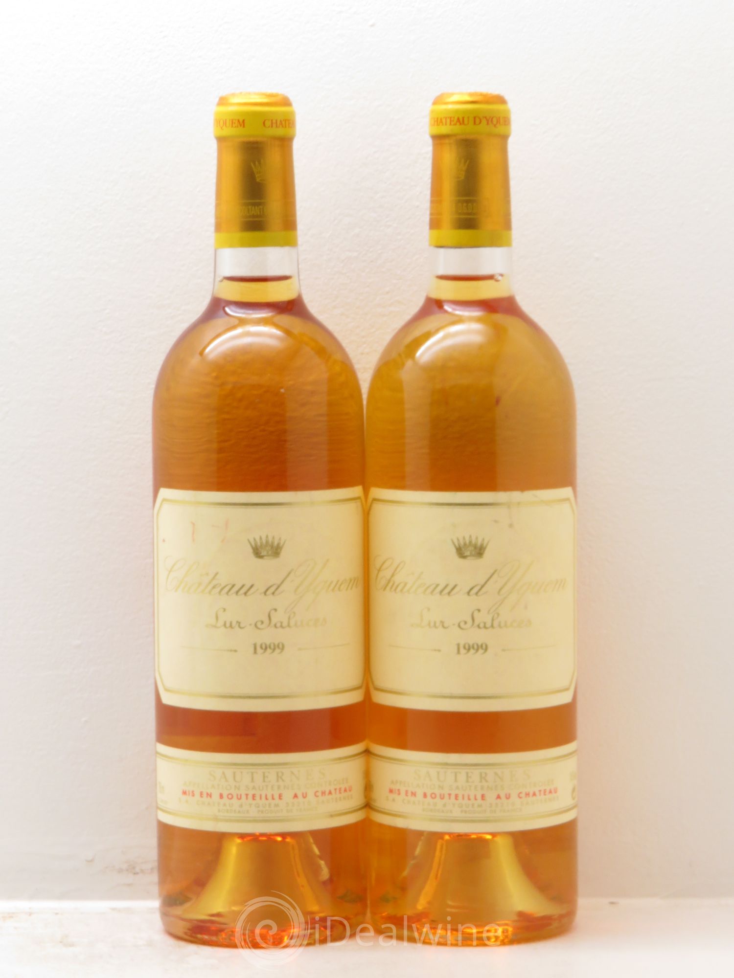 Château d' Yquem 1er Cru Classé Supérieur 1999 - Lotto di 2 bottiglie - 0