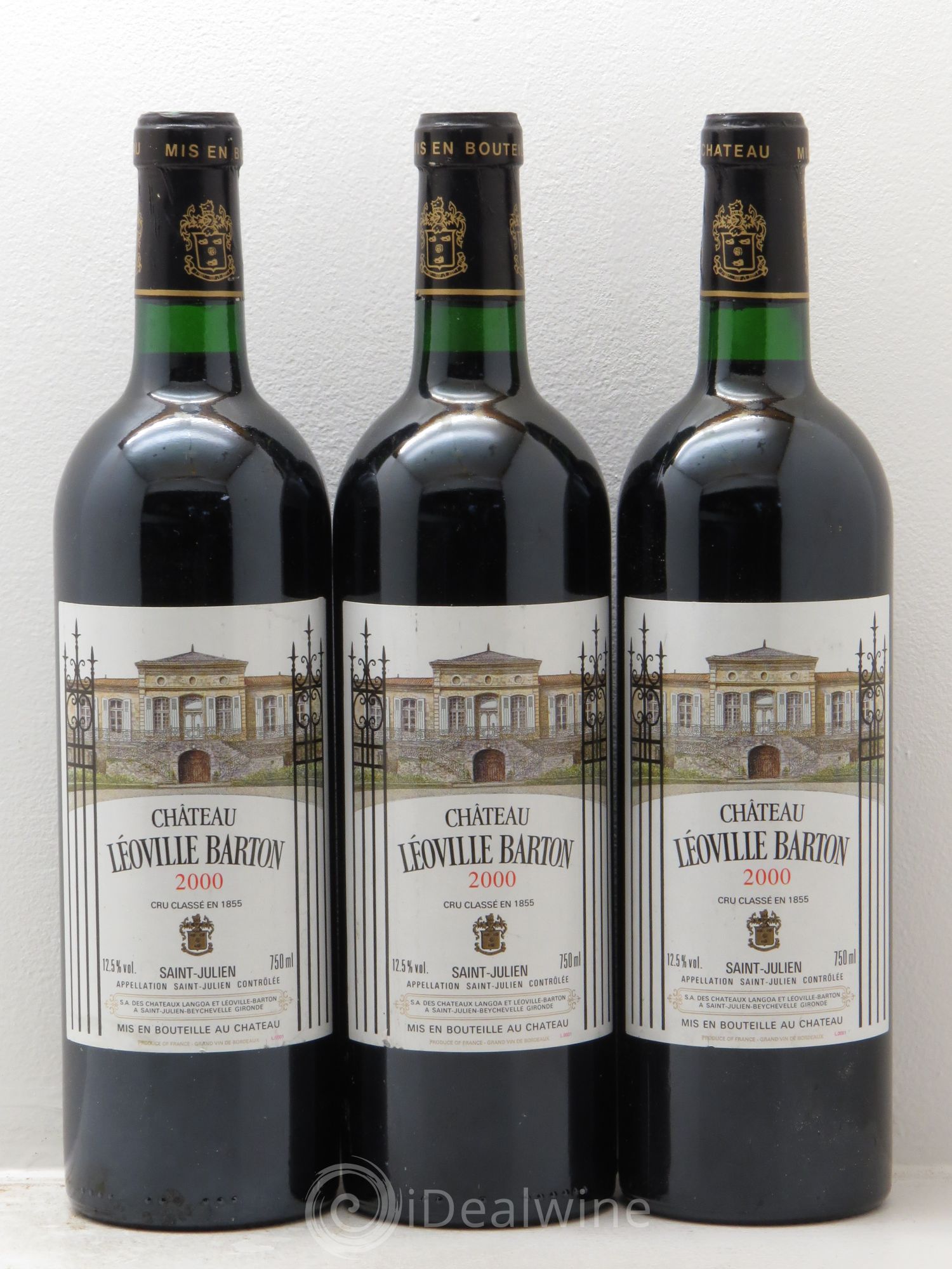 Château Léoville Barton 2ème Grand Cru Classé 2000 - Lot de 6 bouteilles - 1