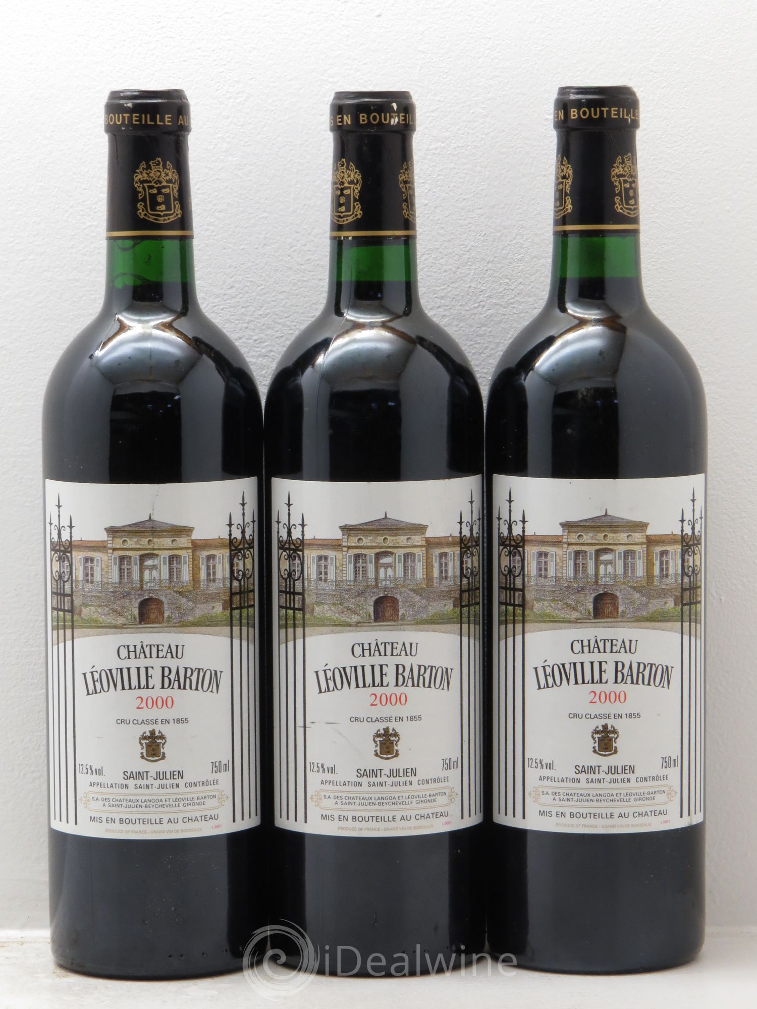 Château Léoville Barton 2ème Grand Cru Classé 2000 - Lot de 6 bouteilles - 2