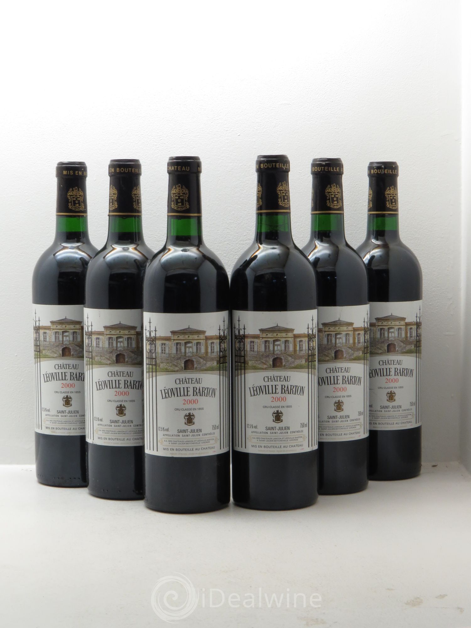 Château Léoville Barton 2ème Grand Cru Classé 2000 - Lot de 6 bouteilles - 0