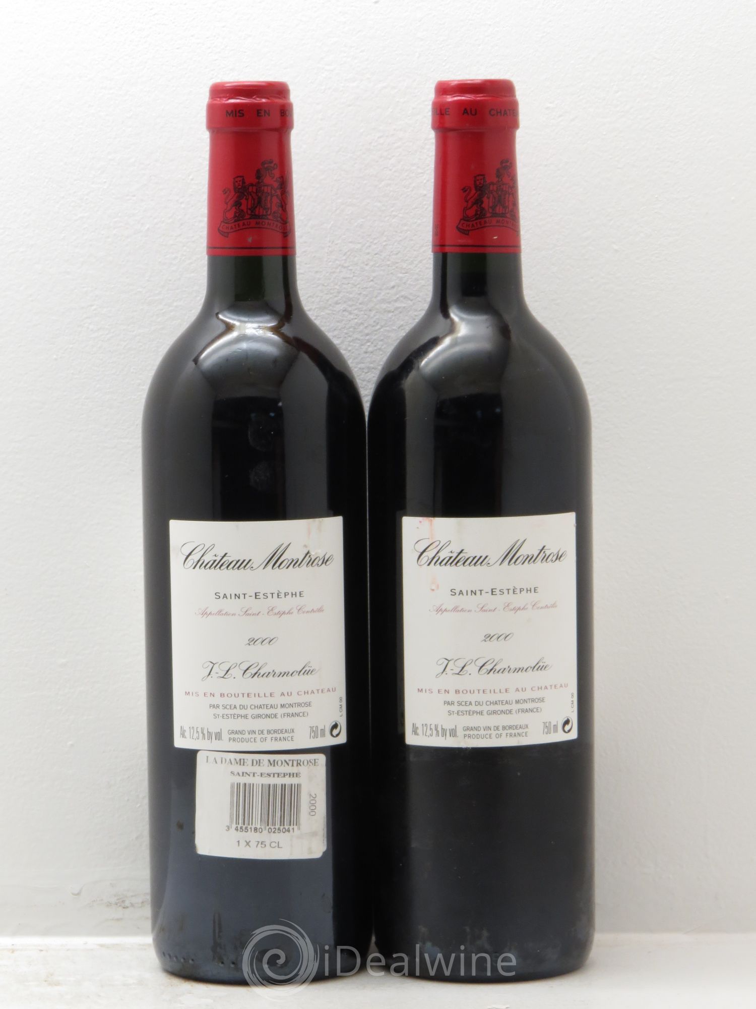 Château Montrose 2ème Grand Cru Classé 2000 - Lot de 2 bouteilles - 1