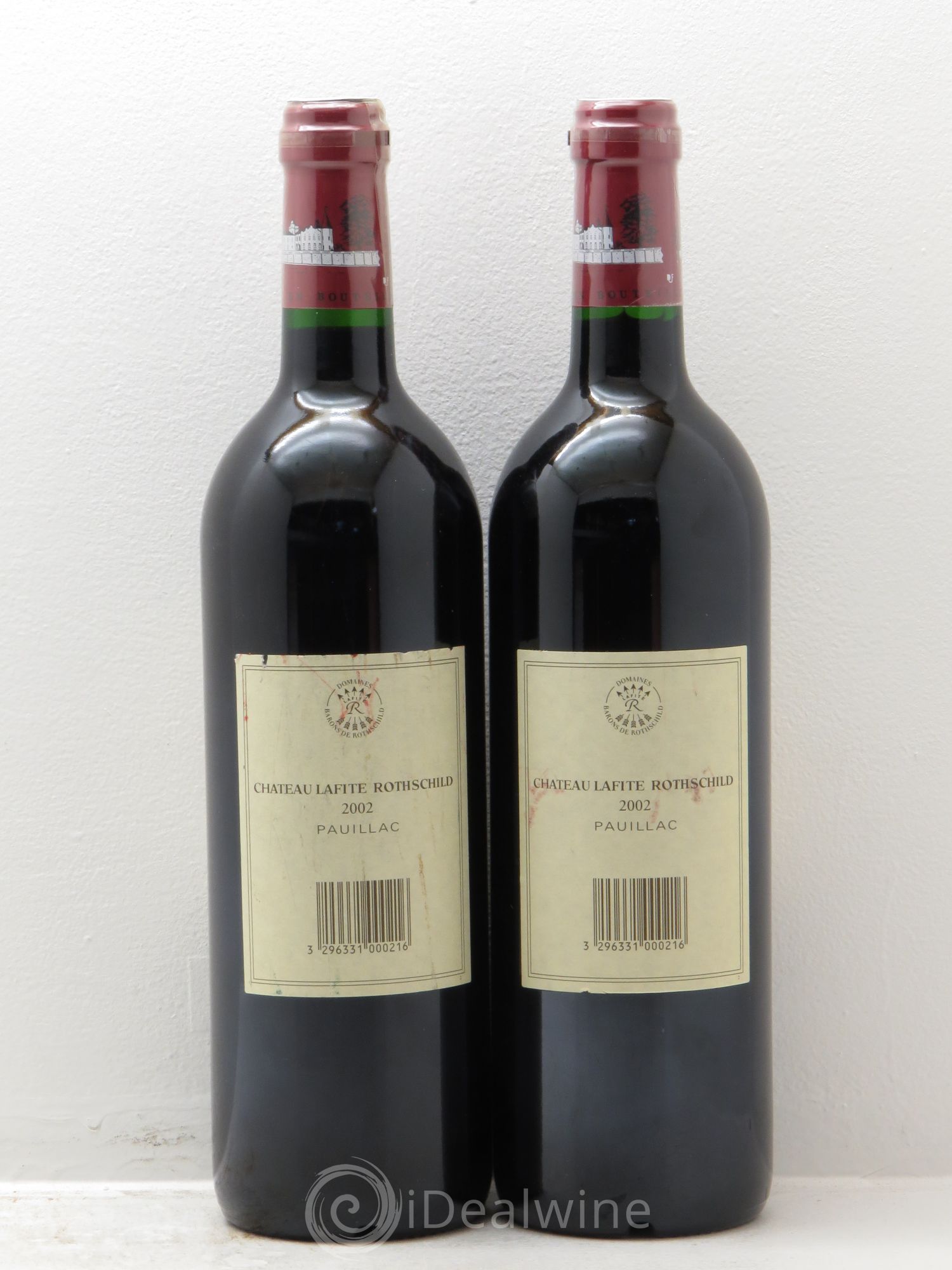 Château Lafite Rothschild 1er Grand Cru Classé 2002 - Lot de 2 bouteilles - 1