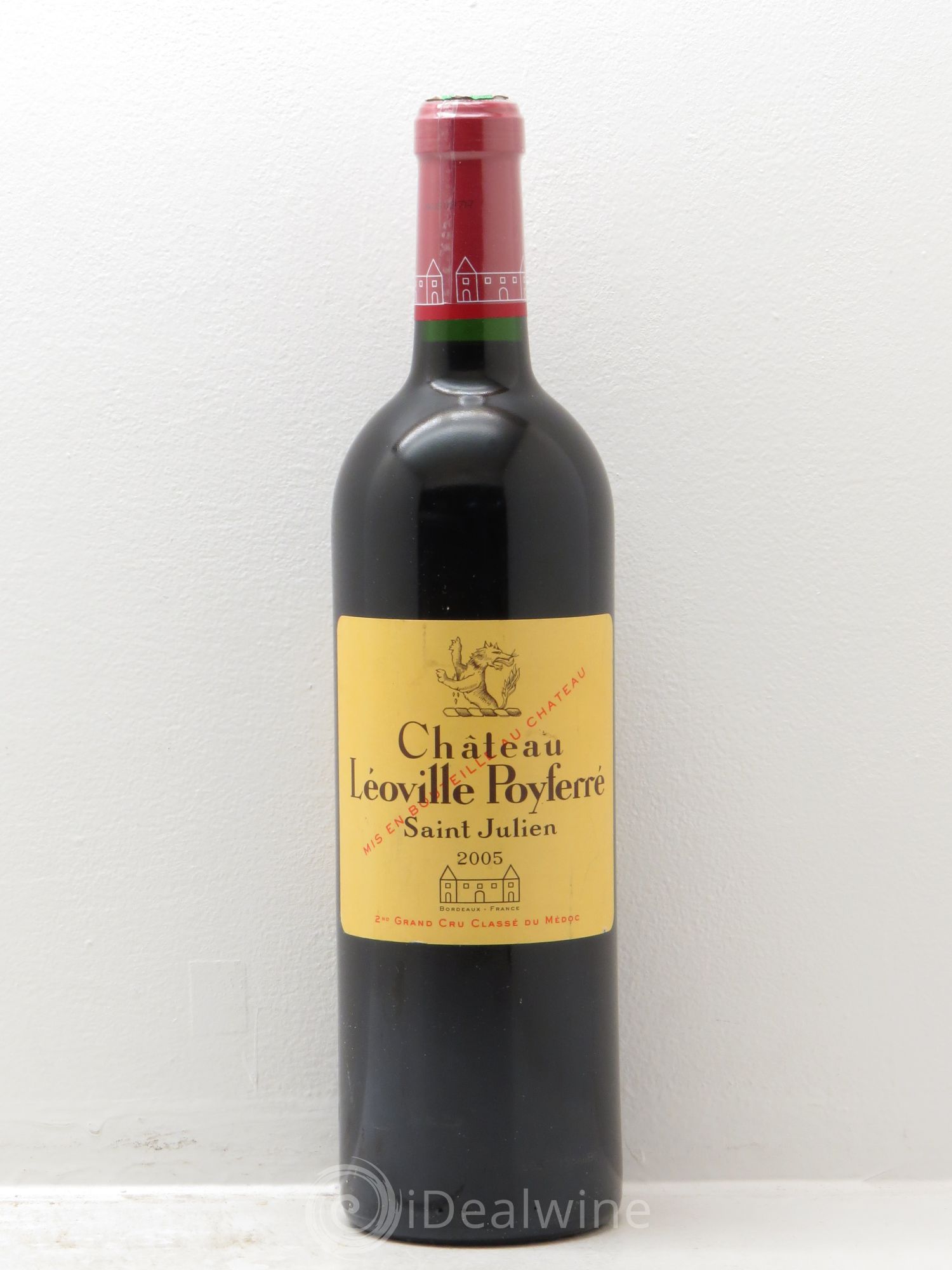 Château Léoville Poyferré 2ème Grand Cru Classé 2005 - Lot de 1 bouteille - 0