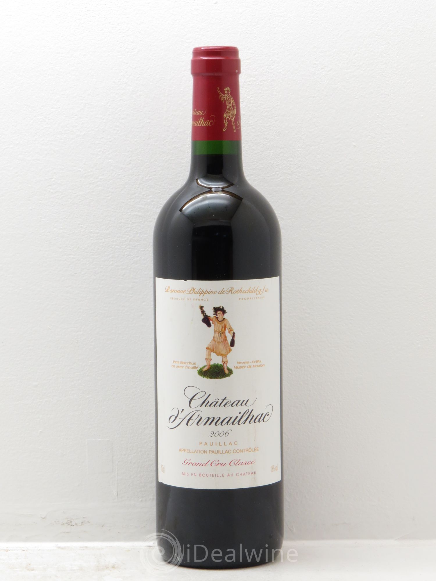 Château d' Armailhac - Mouton Baron(ne) Philippe 5ème Grand Cru Classé 2006 - Lot de 1 bouteille - 0