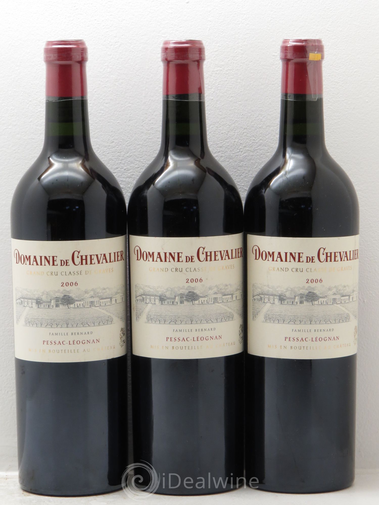 Domaine de Chevalier Cru Classé de Graves 2006 - Lot de 3 bouteilles - 0
