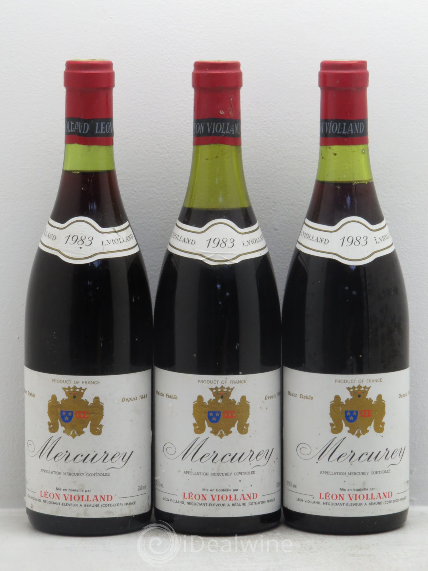 Mercurey Leon Violland (sans prix de réserve) 1983 - Posten von 3 Flaschen - 0