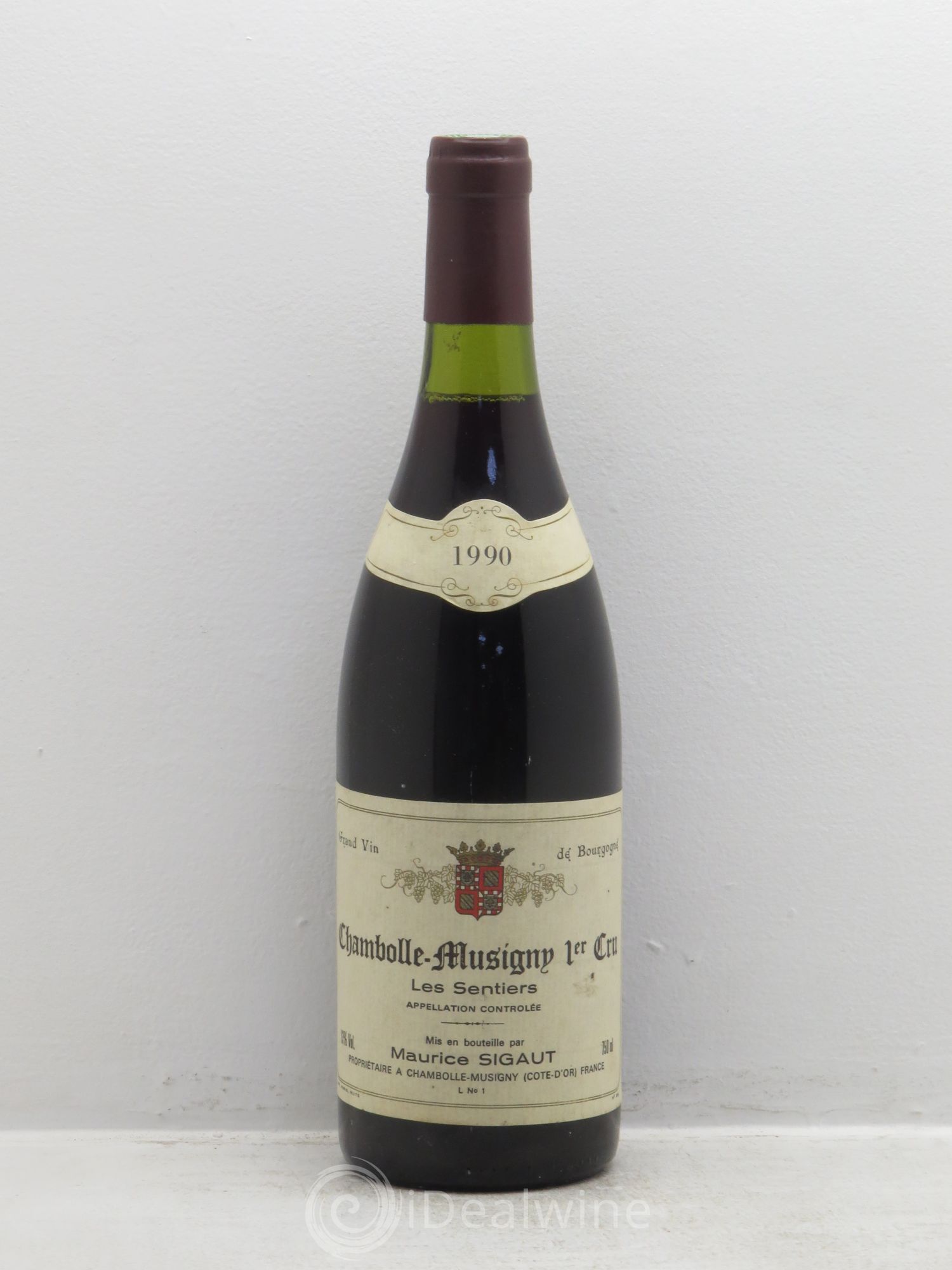 Chambolle-Musigny 1er Cru M.Sigaut 1990 - Lot de 1 bouteille - 0