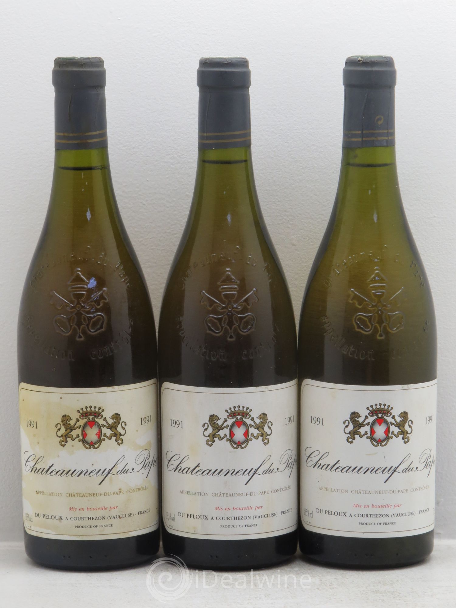 Châteauneuf-du-Pape Domaine du Peloux (sans prix de réserve) 1991 - Posten von 3 Flaschen - 0