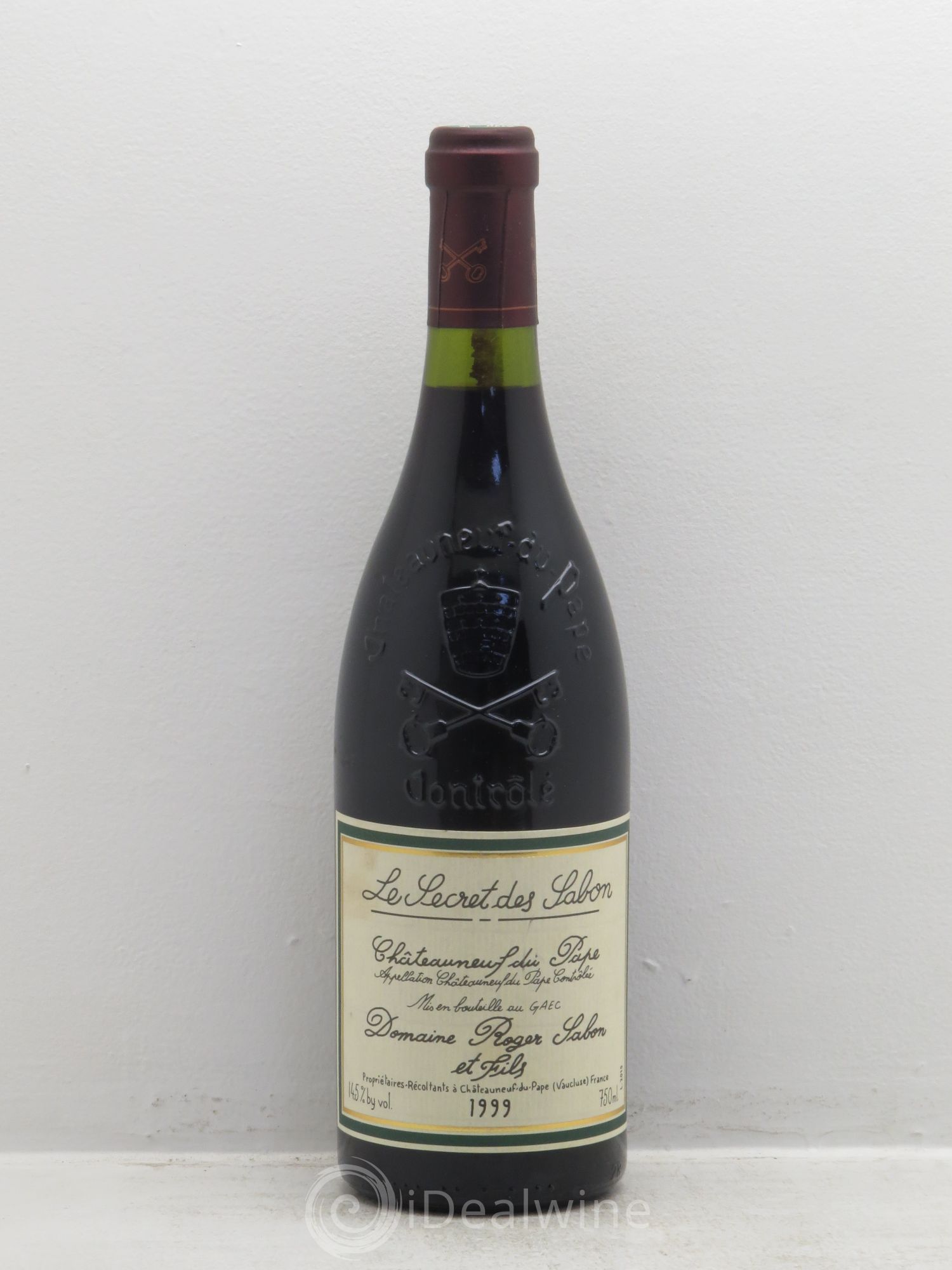 Châteauneuf-du-Pape Le Secret des Sabon Domaine Roger Sabon 1999 - Lot de 1 bouteille - 0