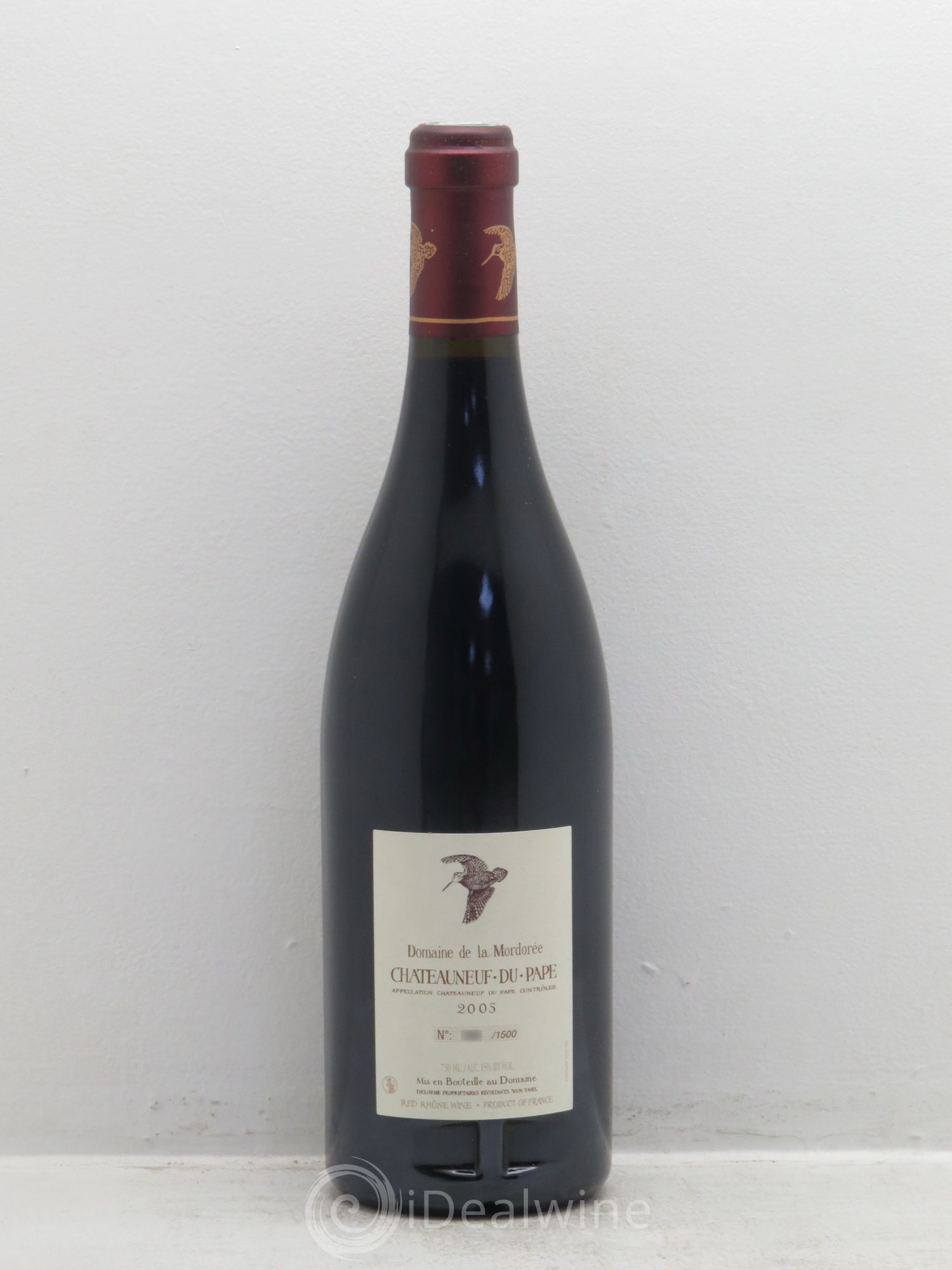 Châteauneuf-du-Pape La Plume du Peintre La Mordorée (Domaine de) 2005 - Lot de 1 bouteille - 1