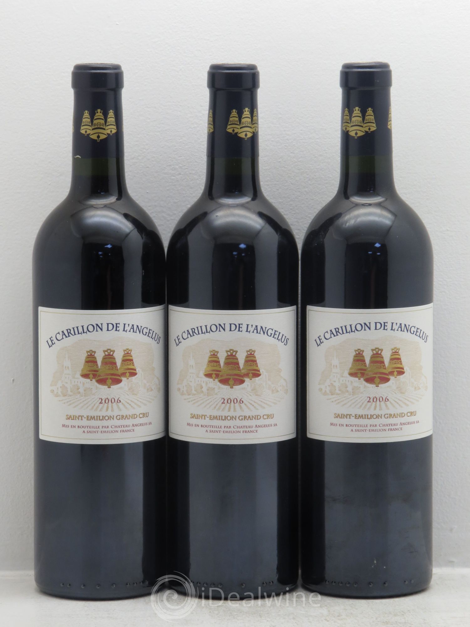 Le Carillon de l'Angélus Second Vin 2006 - Lot de 3 bouteilles - 0