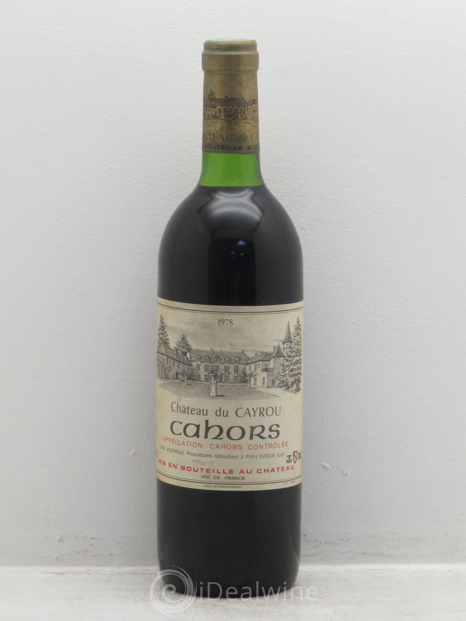 Cahors 1978 - Lot de 1 bouteille - 0