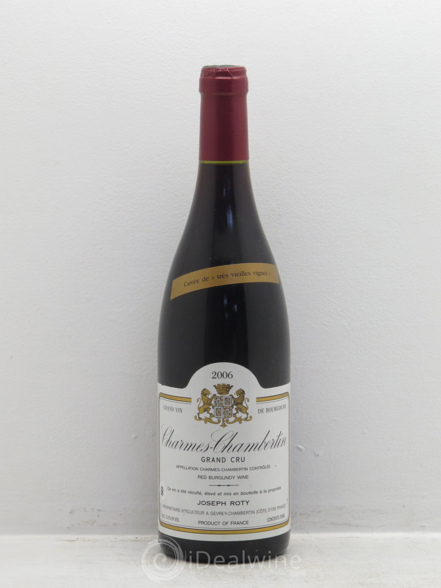 Charmes-Chambertin Grand Cru Très vieilles vignes Joseph Roty (Domaine) 2006 - Lot de 1 bouteille - 0