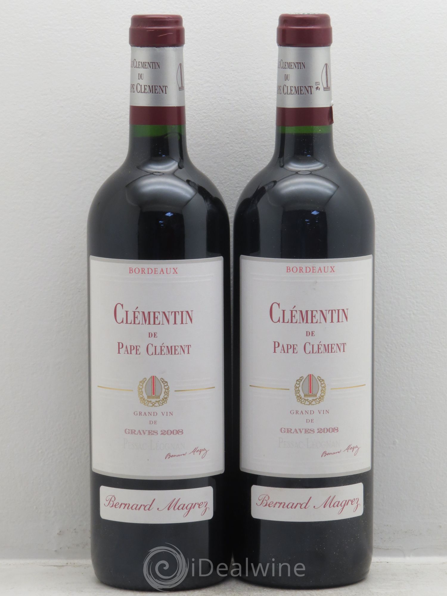 Le Clémentin de Pape Clément Second Vin 2008 - Lot de 2 bouteilles - 0