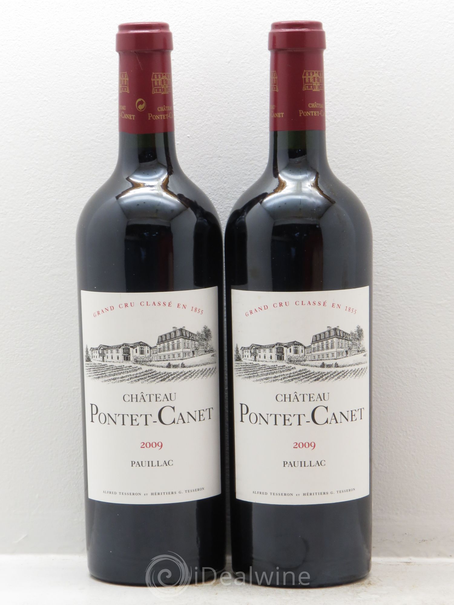 Château Pontet Canet 5ème Grand Cru Classé 2009 - Lot de 2 bouteilles - 0