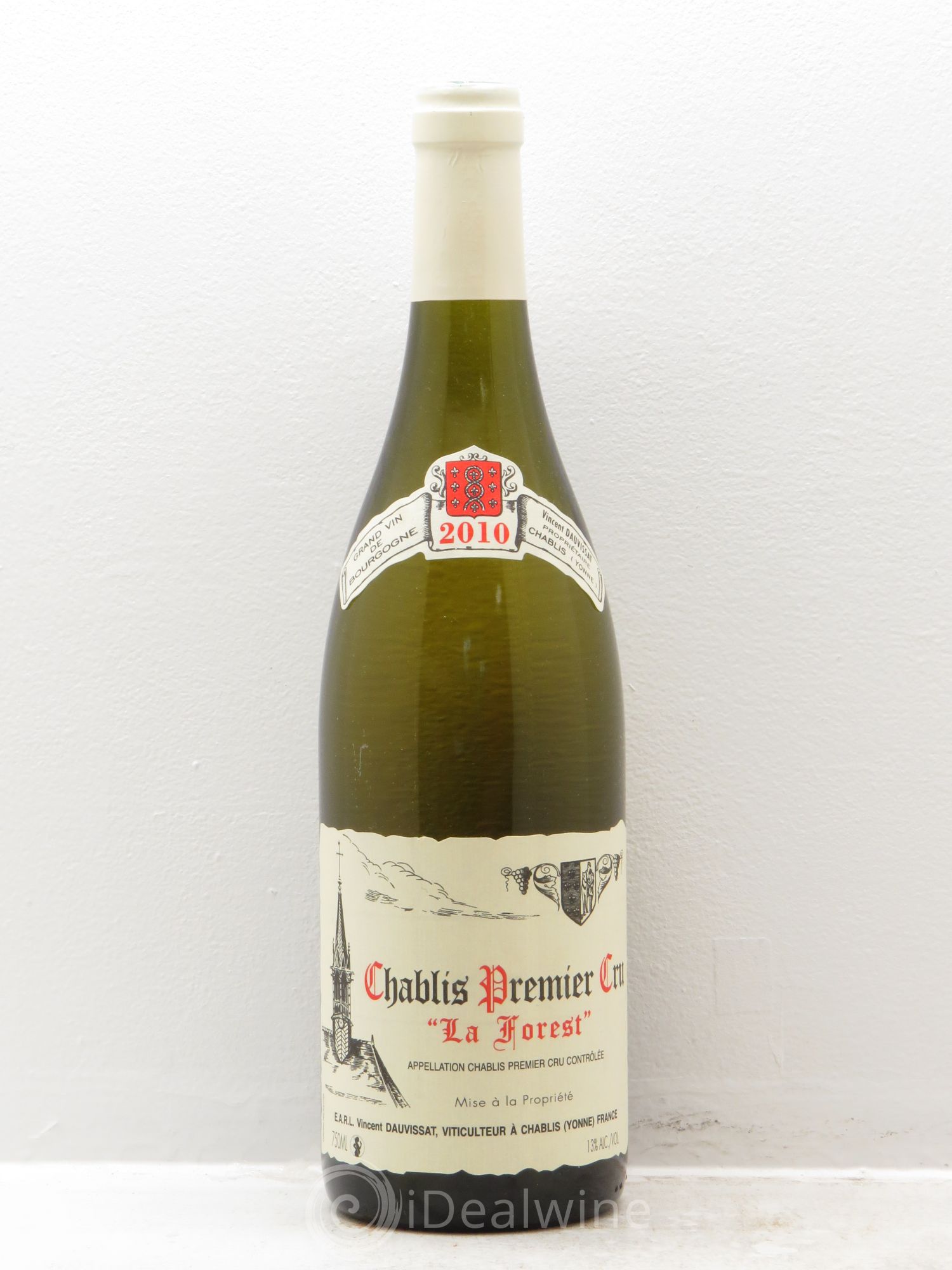 Chablis 1er Cru La Forest Vincent Dauvissat (Domaine) 2010 - Lot de 1 bouteille - 0
