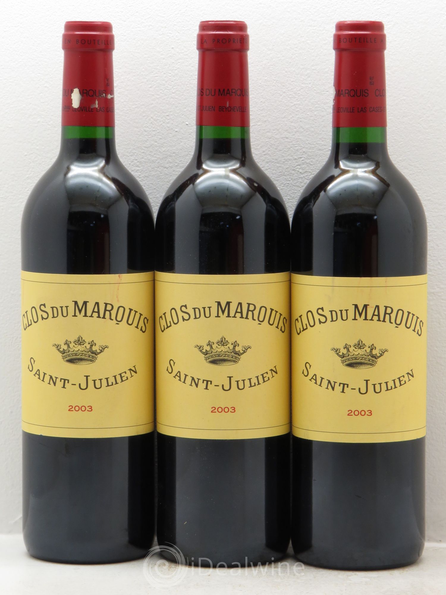 Clos du Marquis 2003 - Lot de 3 bouteilles - 0