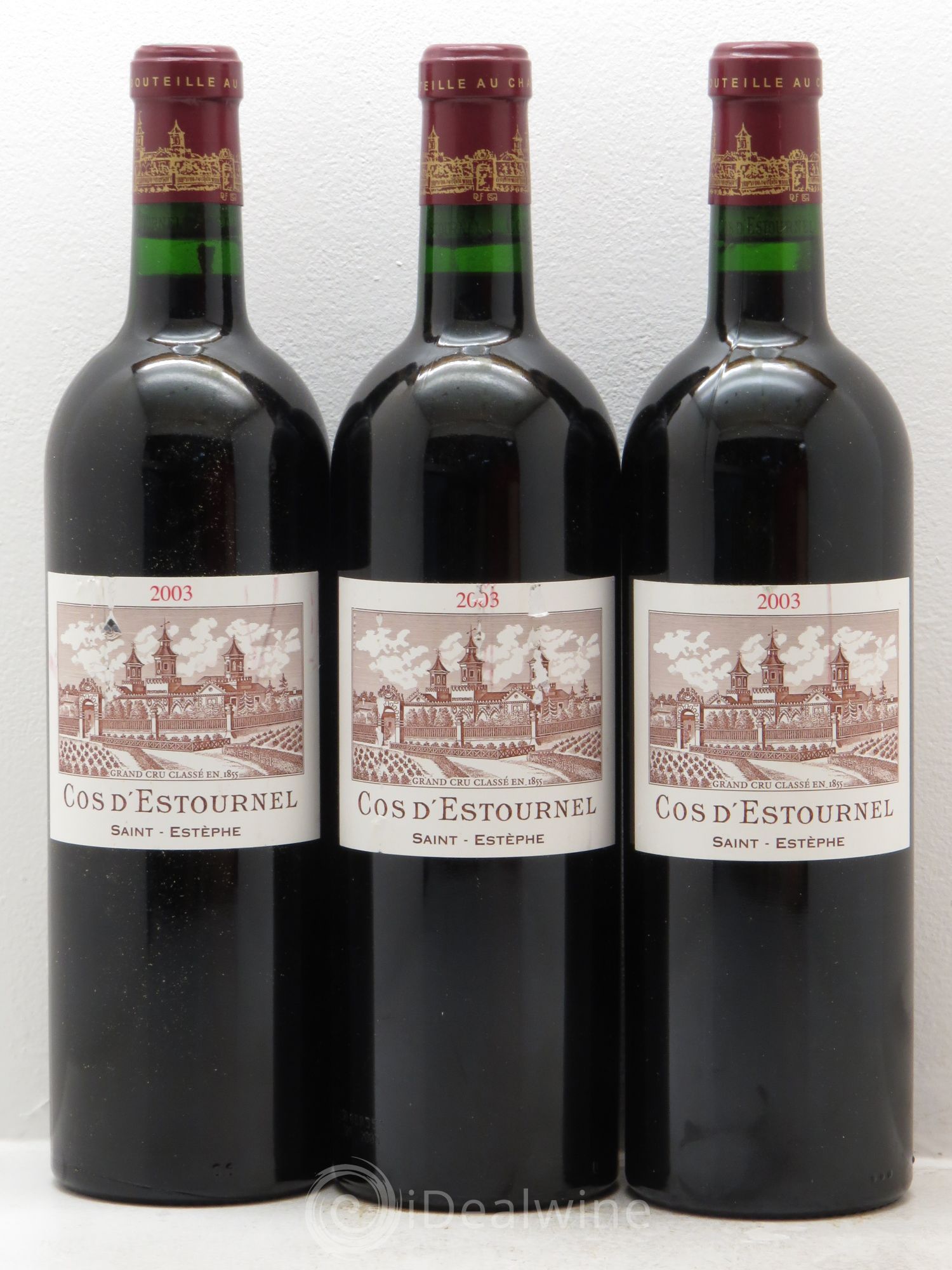 Cos d'Estournel 2ème Grand Cru Classé 2003 - Lot de 3 bouteilles - 0