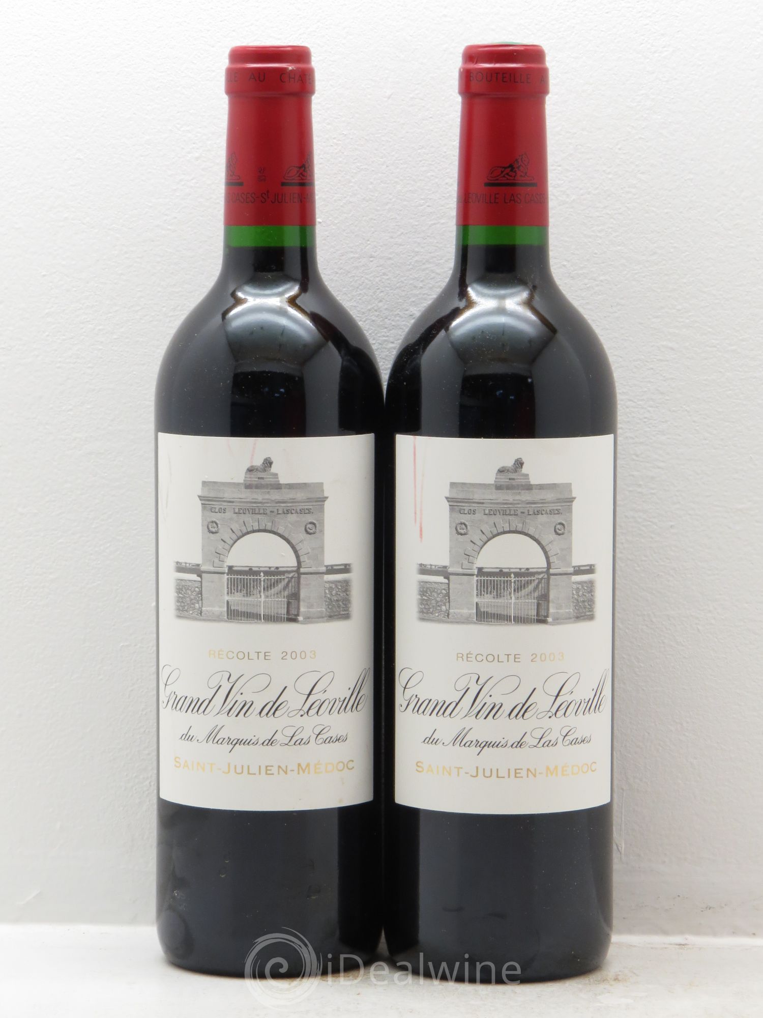 Château Léoville Las Cases 2ème Grand Cru Classé 2003 - Lot de 2 bouteilles - 0