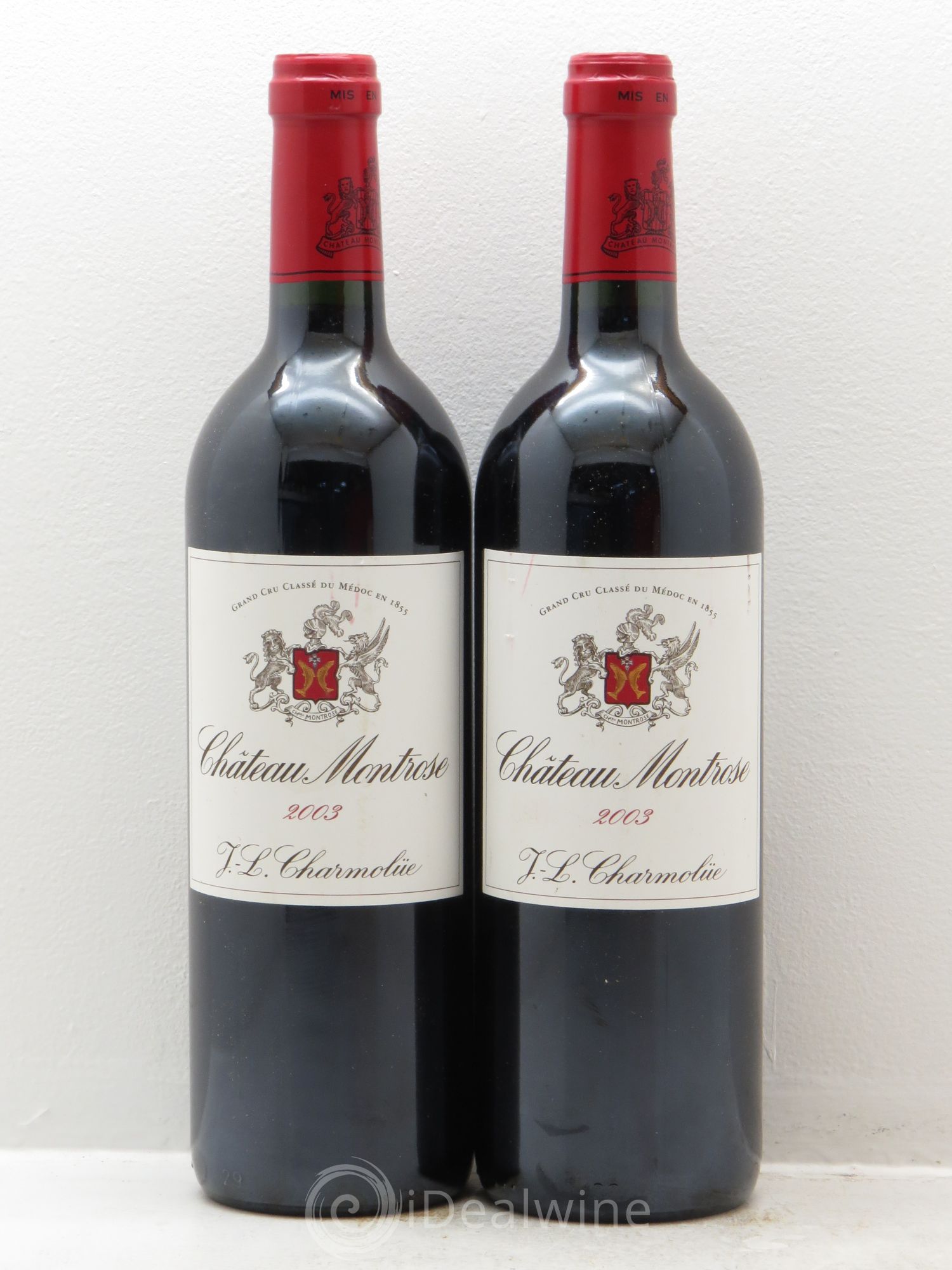 Château Montrose 2ème Grand Cru Classé 2003 - Lot de 2 bouteilles - 0