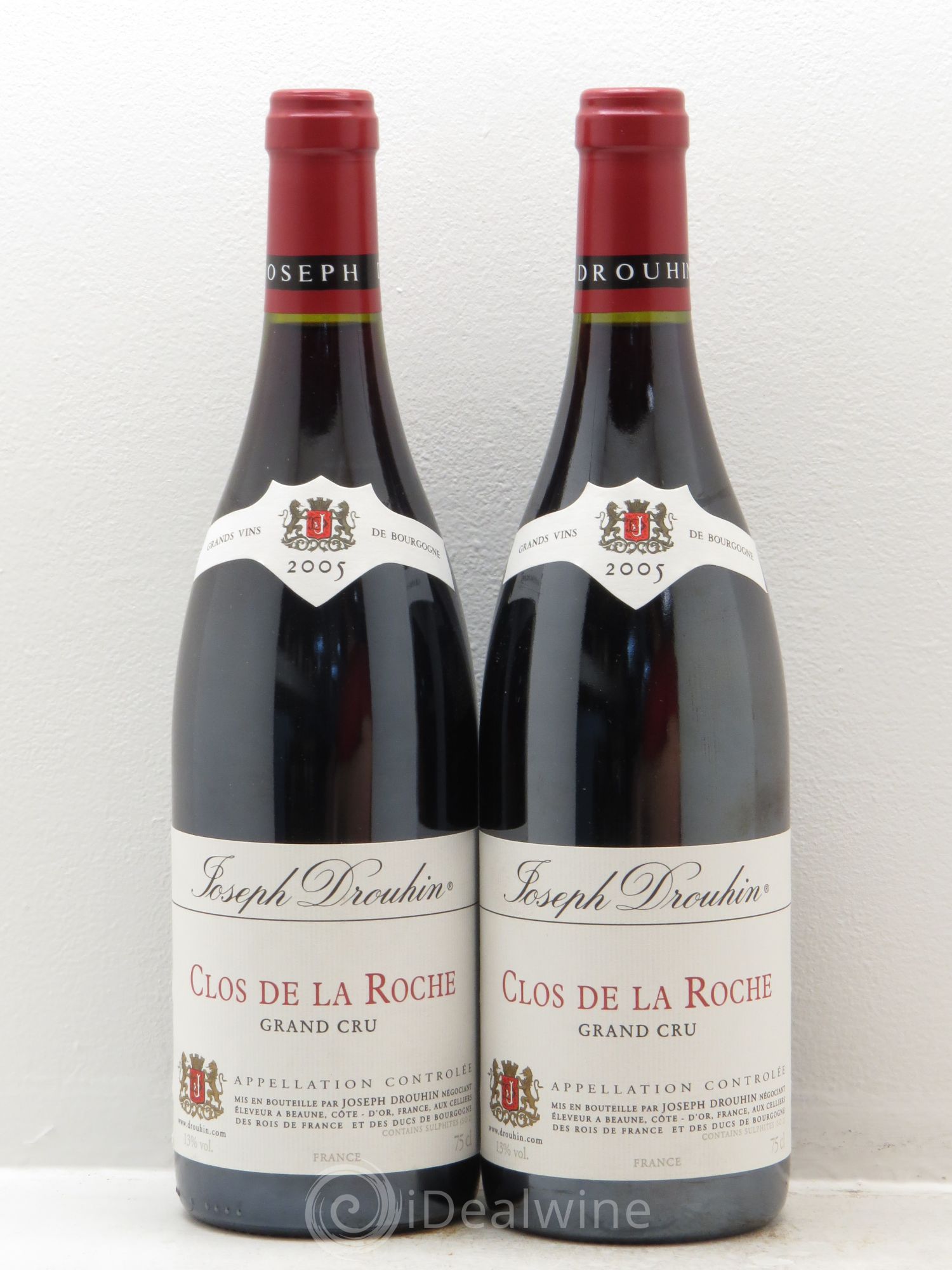 Clos de la Roche Grand Cru Joseph Drouhin 2005 - Lot de 2 bouteilles - 0