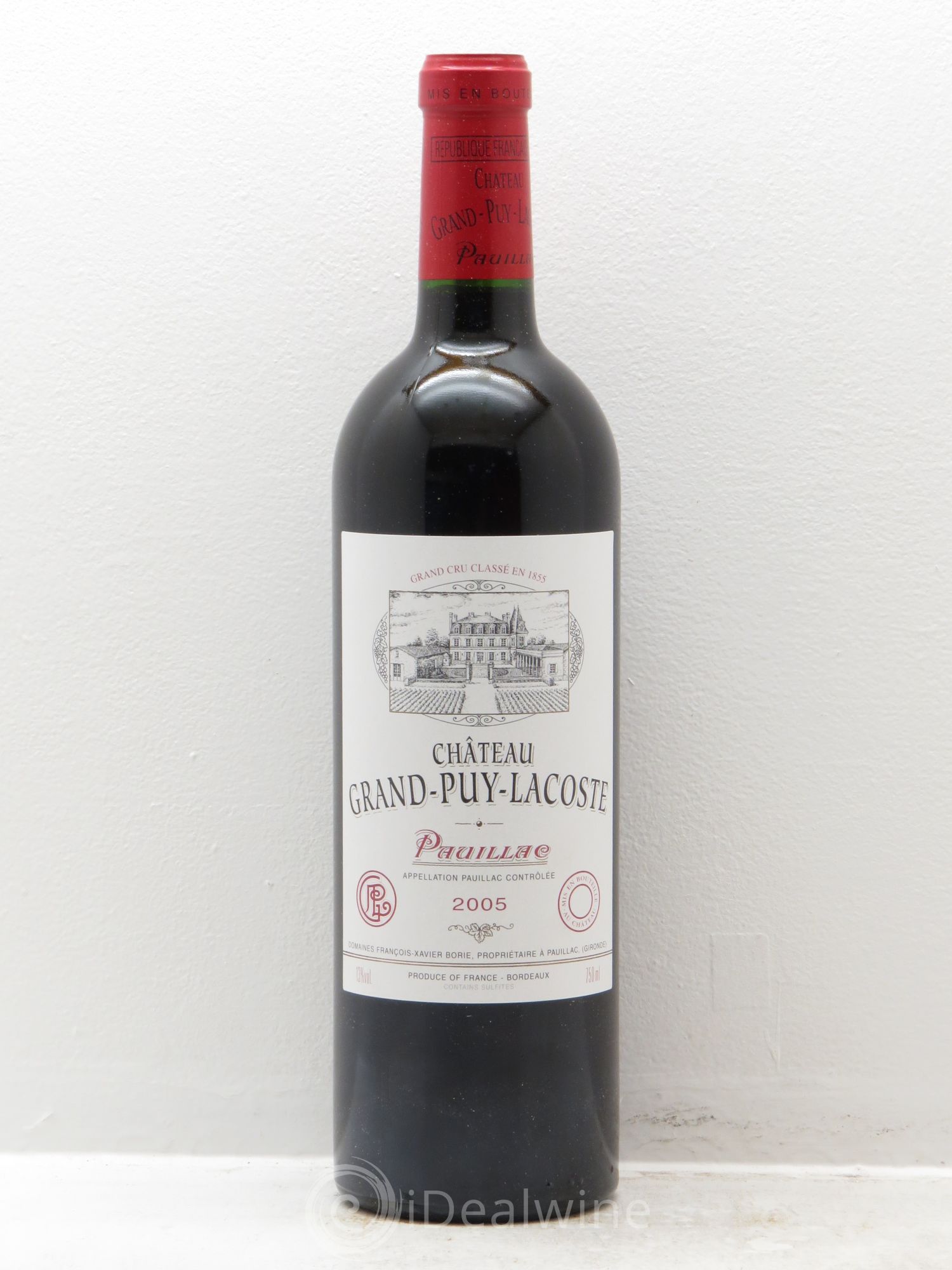 Château Grand Puy Lacoste 5ème Grand Cru Classé 2005 - Lot de 6 bouteilles - 0