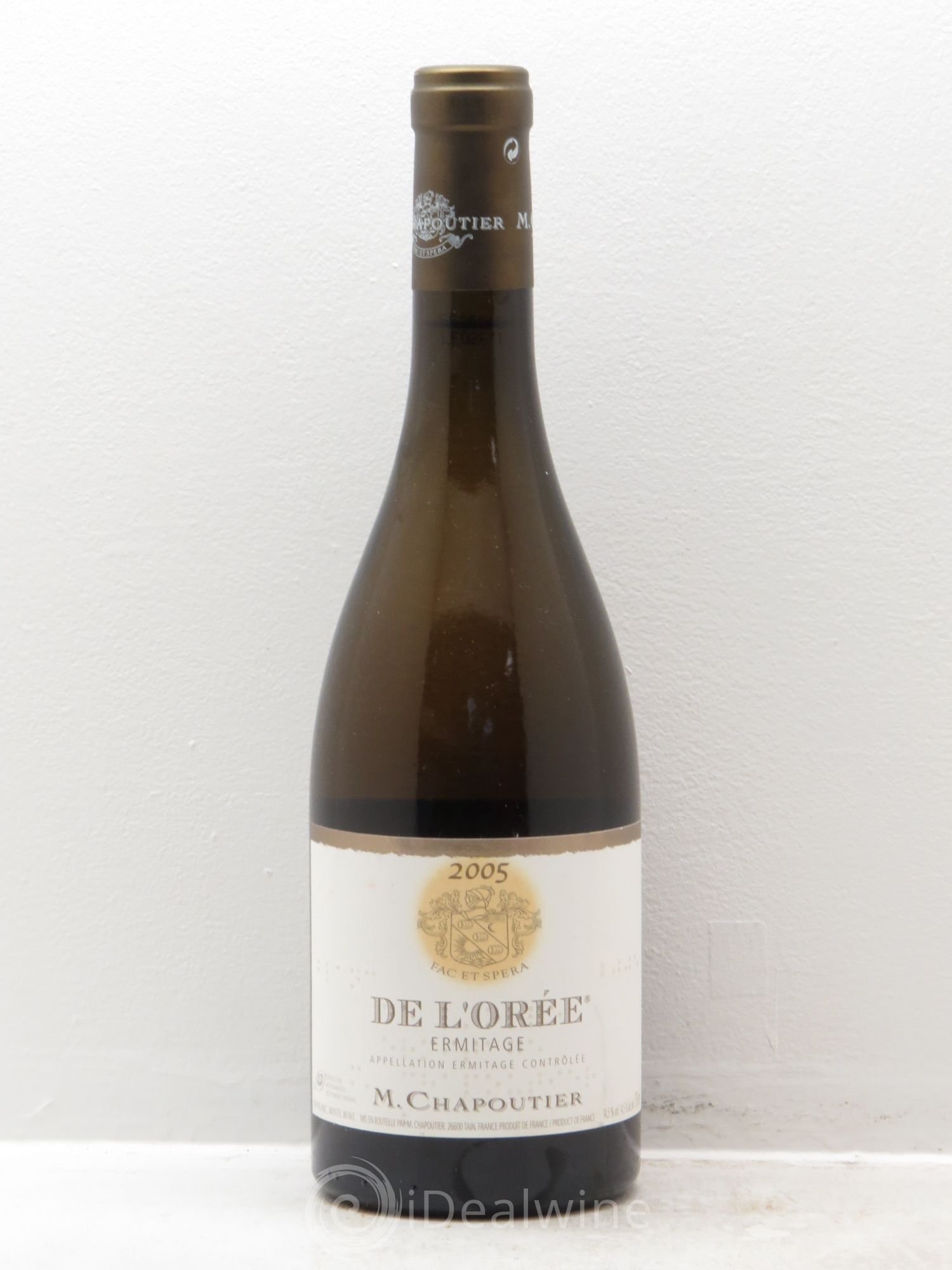 Hermitage Ermitage de l'Orée Chapoutier 2005 - Lot de 1 bouteille - 0