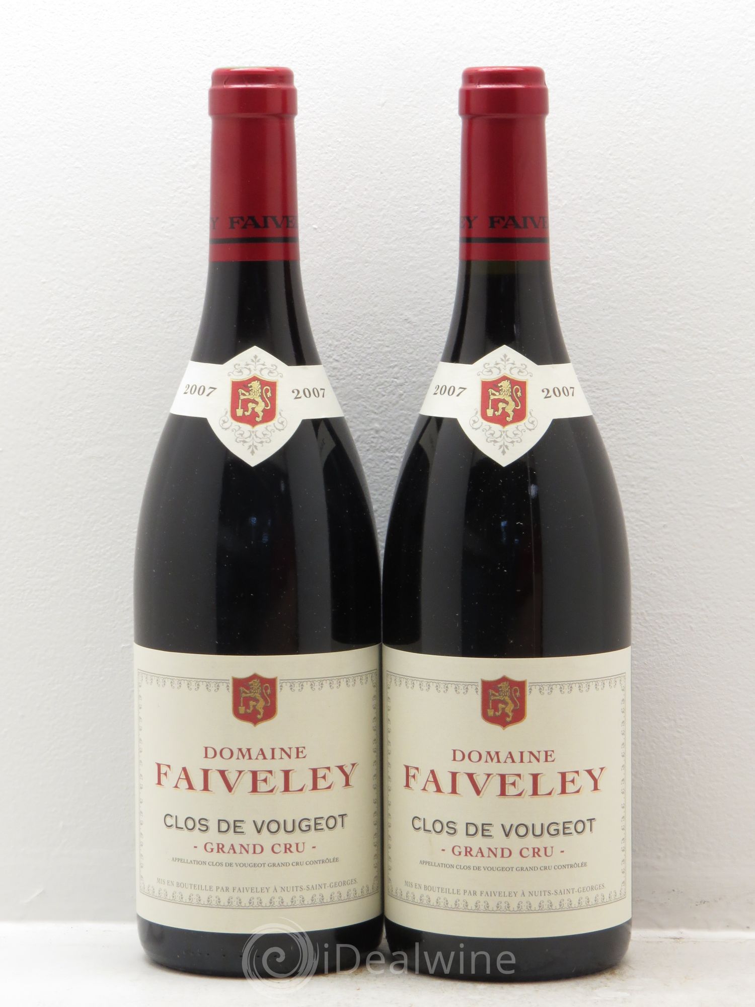 Clos de Vougeot Grand Cru Faiveley 2007 - Lot de 2 bouteilles - 0