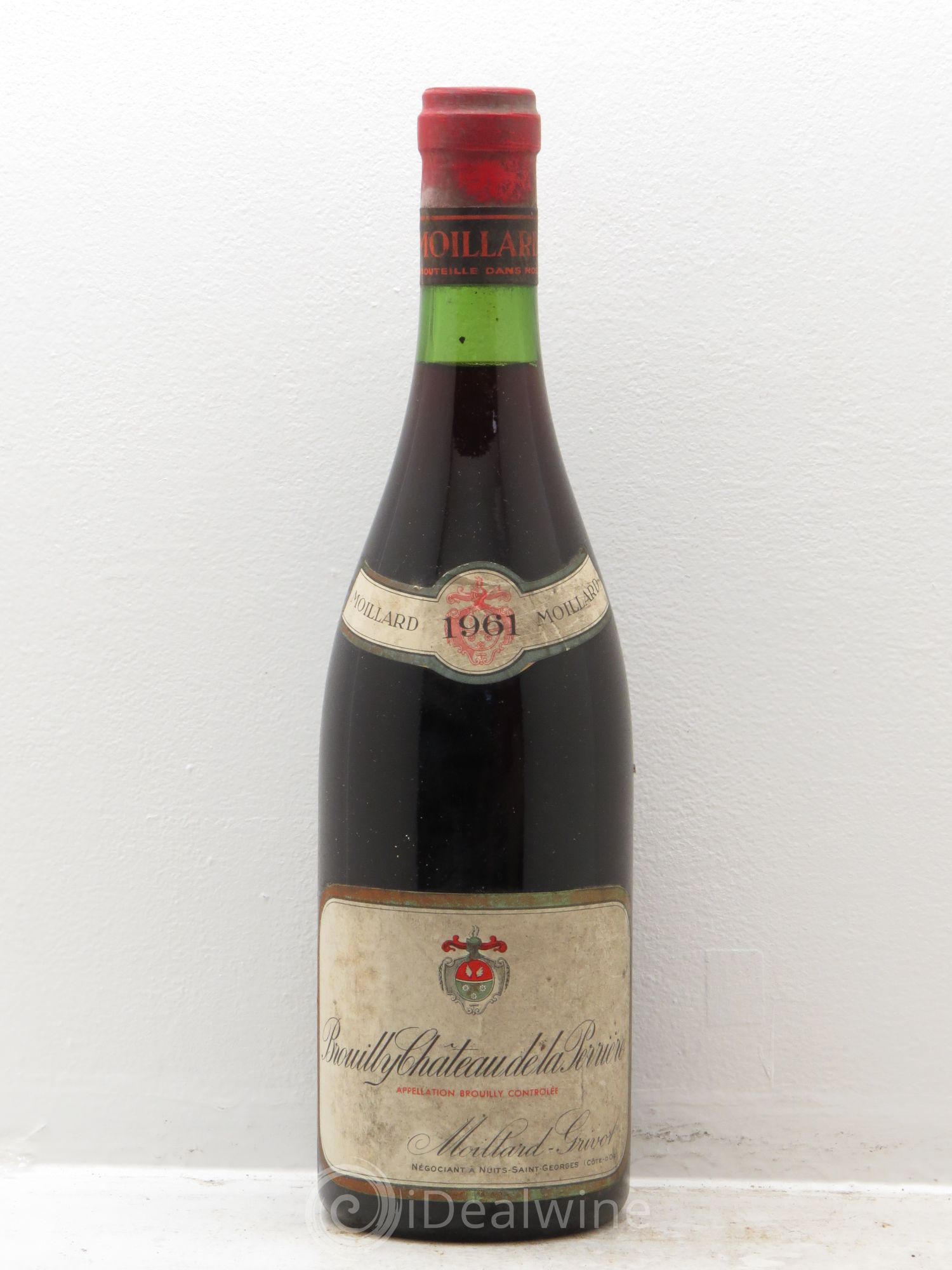 Brouilly Château de la perrière Moillard Grivot 1961 - Posten von 1 Flasche - 0