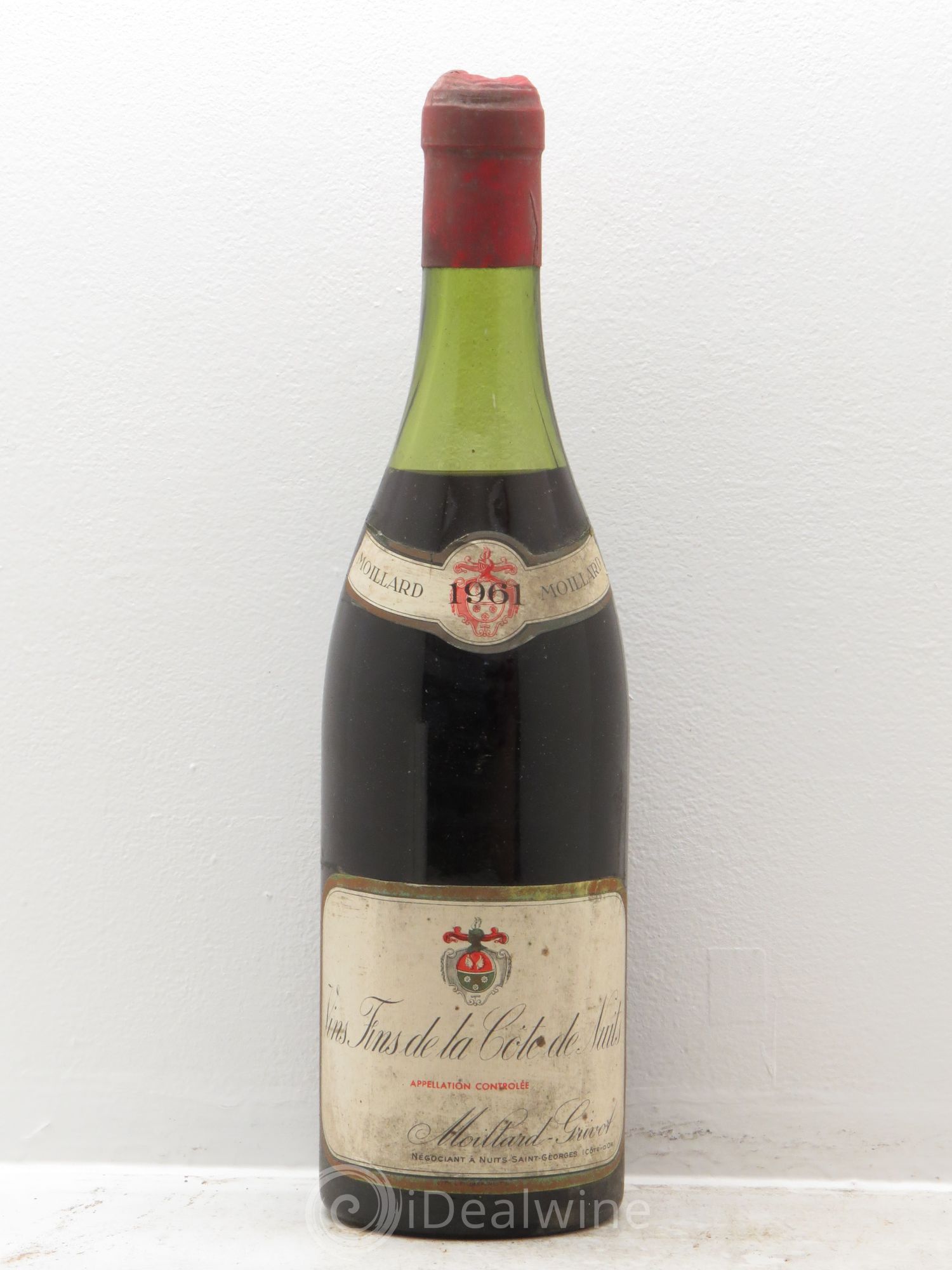 Bourgogne Vins fins de la cote de nuits Moillard Grivot (sans prix de réserve) 1961 - Posten von 1 Flasche - 0