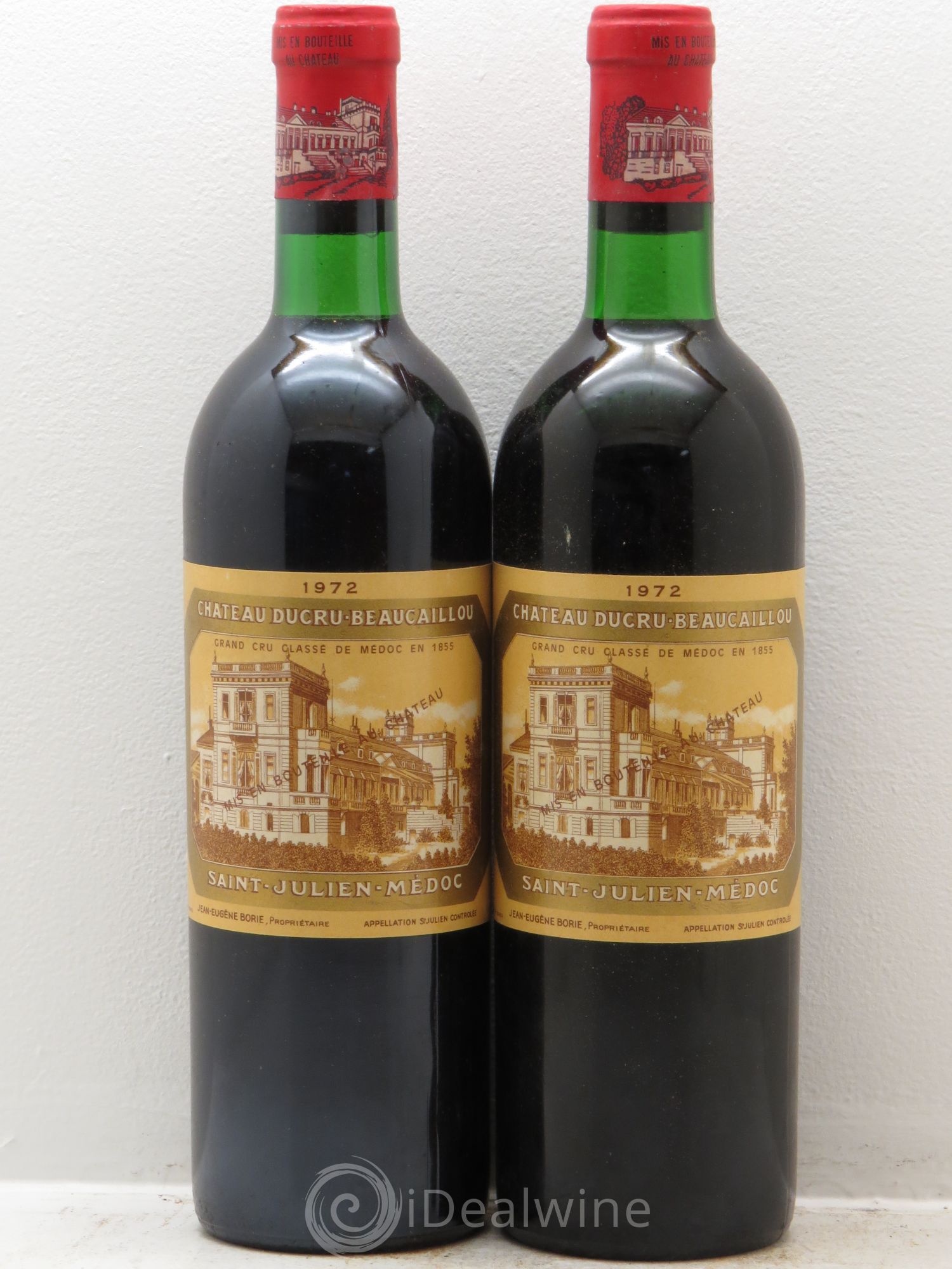 Château Ducru Beaucaillou 2ème Grand Cru Classé 1972 - Lot de 2 bouteilles - 0