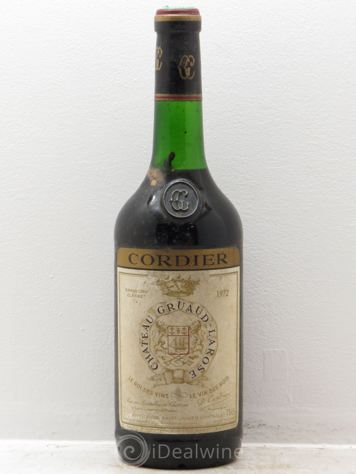 Château Gruaud Larose 2ème Grand Cru Classé 1972 - Lot de 6 bouteilles - 0