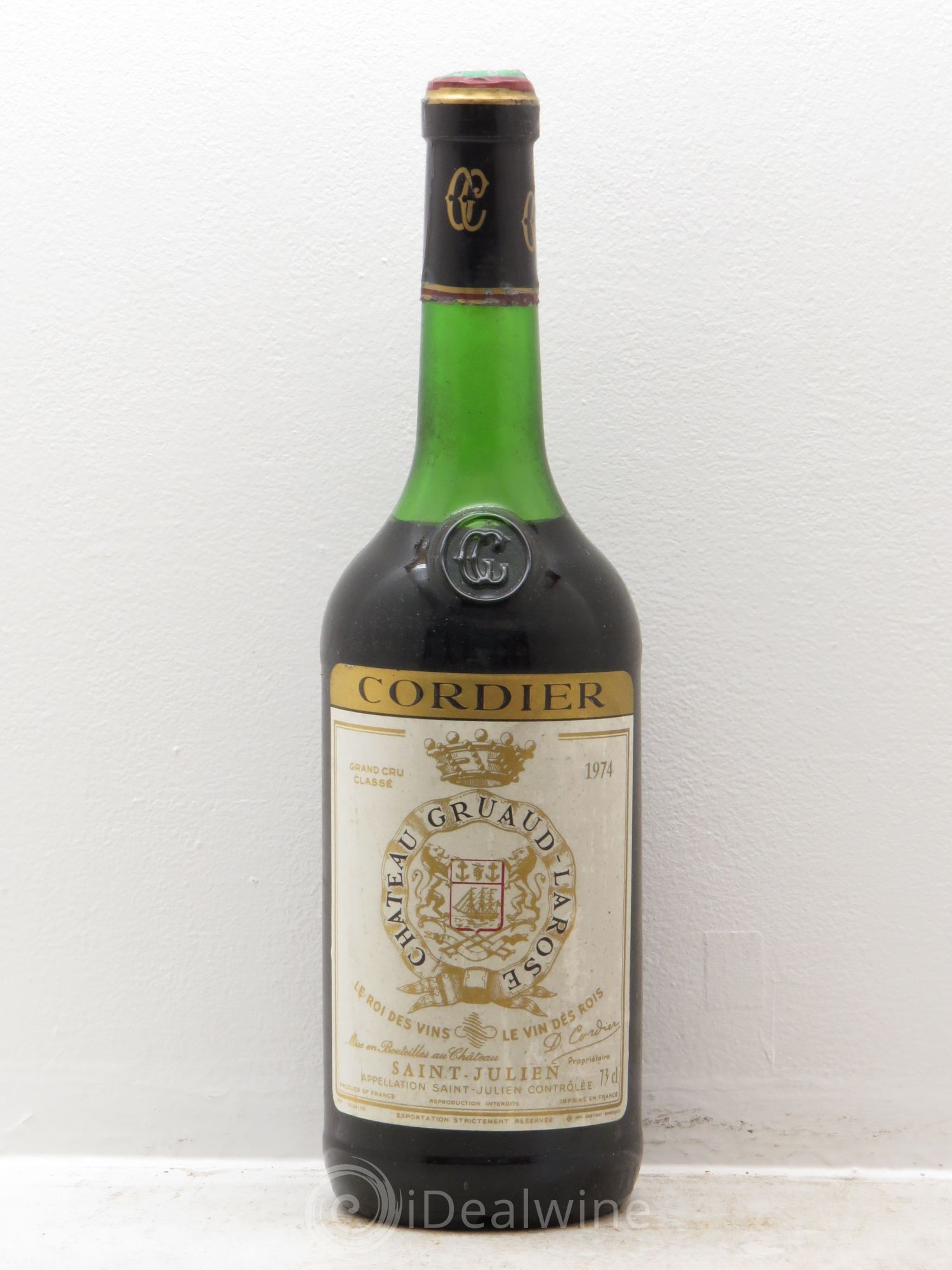 Château Gruaud Larose 2ème Grand Cru Classé (sans prix de réserve) 1974 - Lot de 6 bouteilles - 0