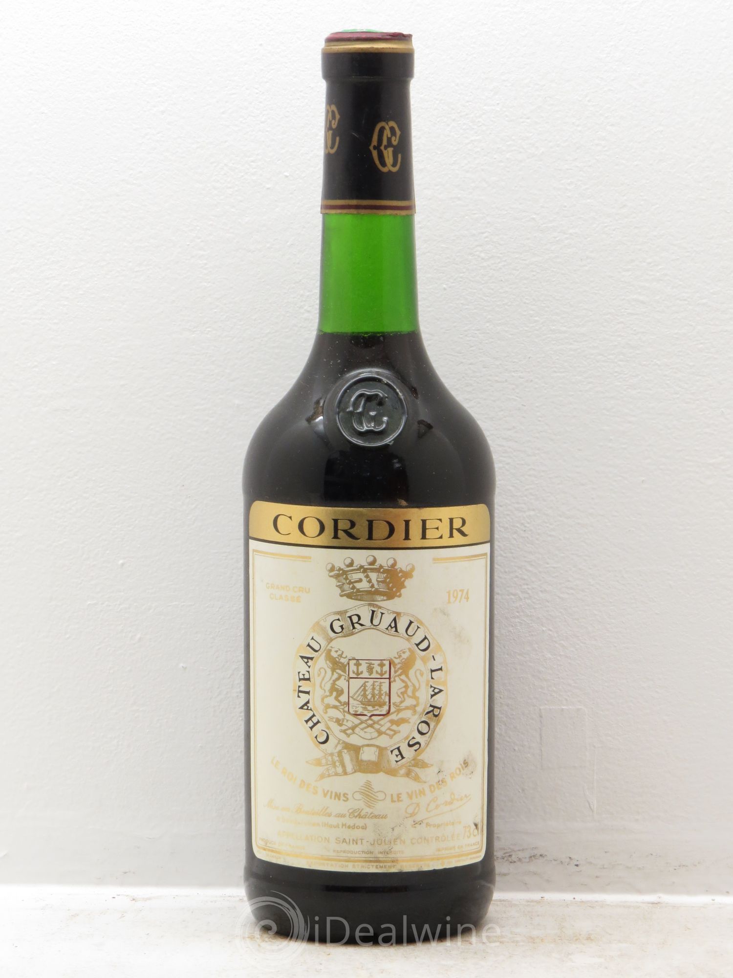 Château Gruaud Larose 2ème Grand Cru Classé 1974 - Lot de 1 bouteille - 0