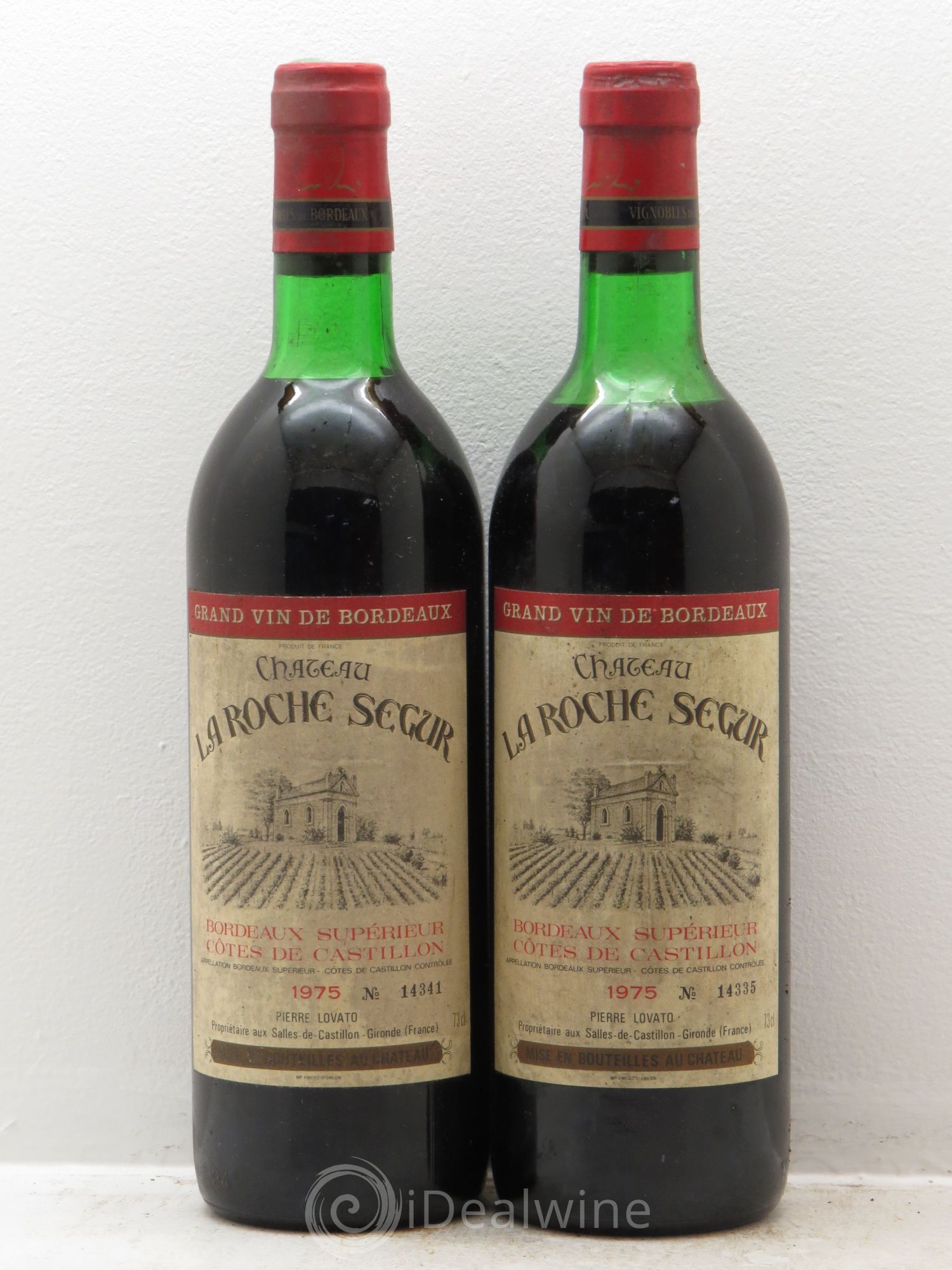 Bordeaux Chateau la Roche Ségur (sans prix de réserve) 1975 - Posten von 2 Flaschen - 0