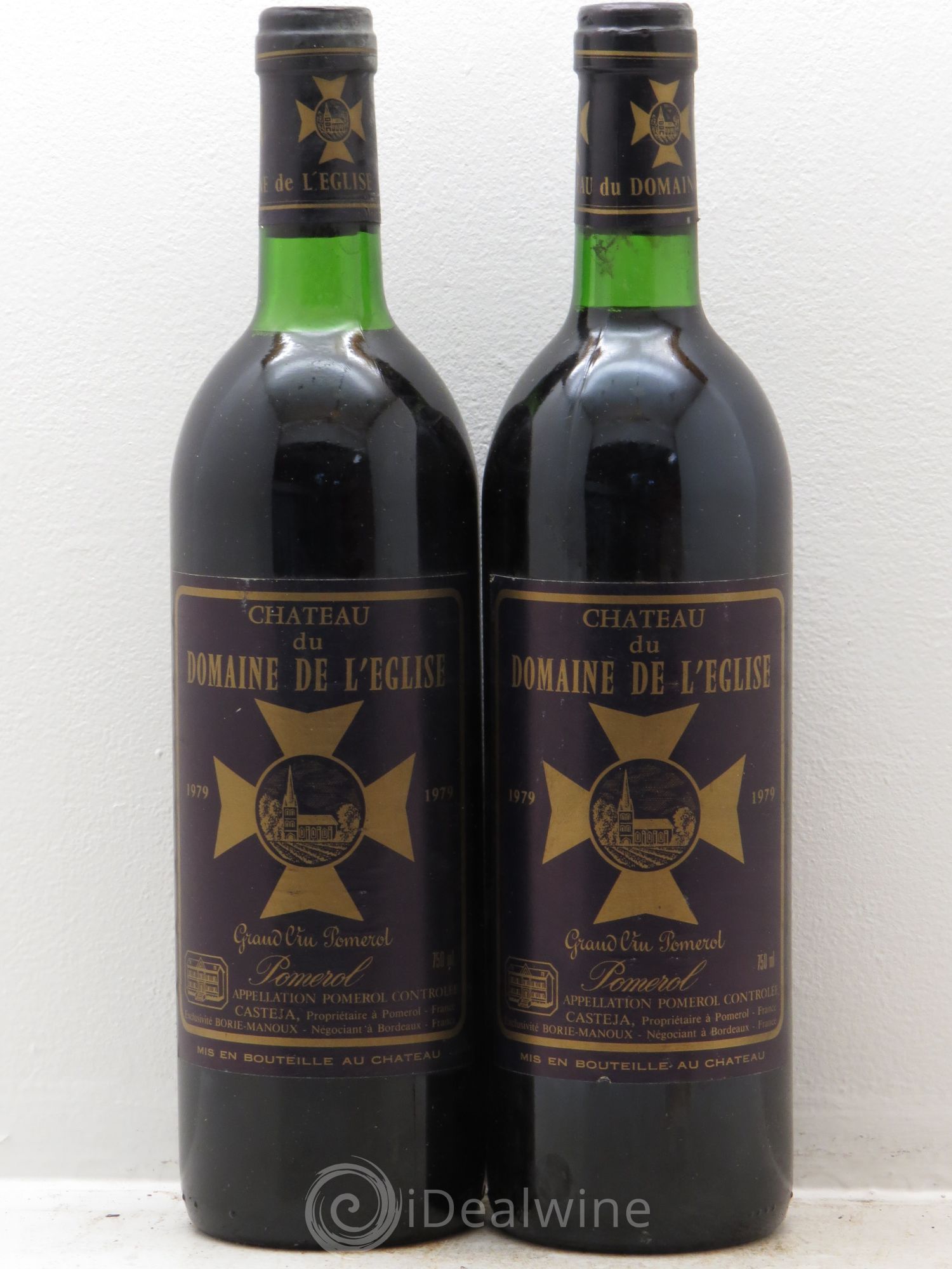 Château du Domaine de l'Église 1979 - Lot de 2 bouteilles - 0