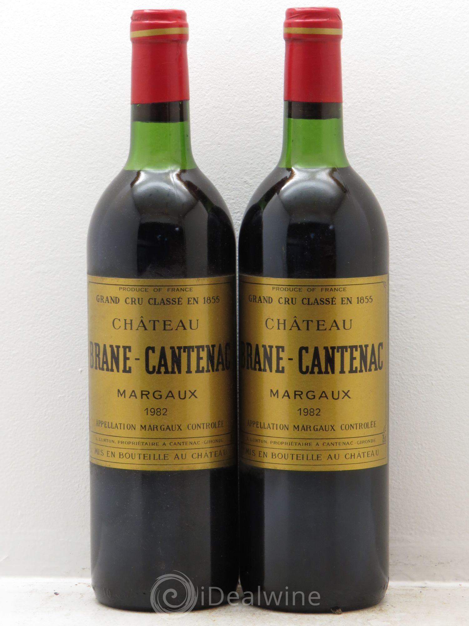 Château Brane Cantenac 2ème Grand Cru Classé 1982 - Lot de 2 bouteilles - 0