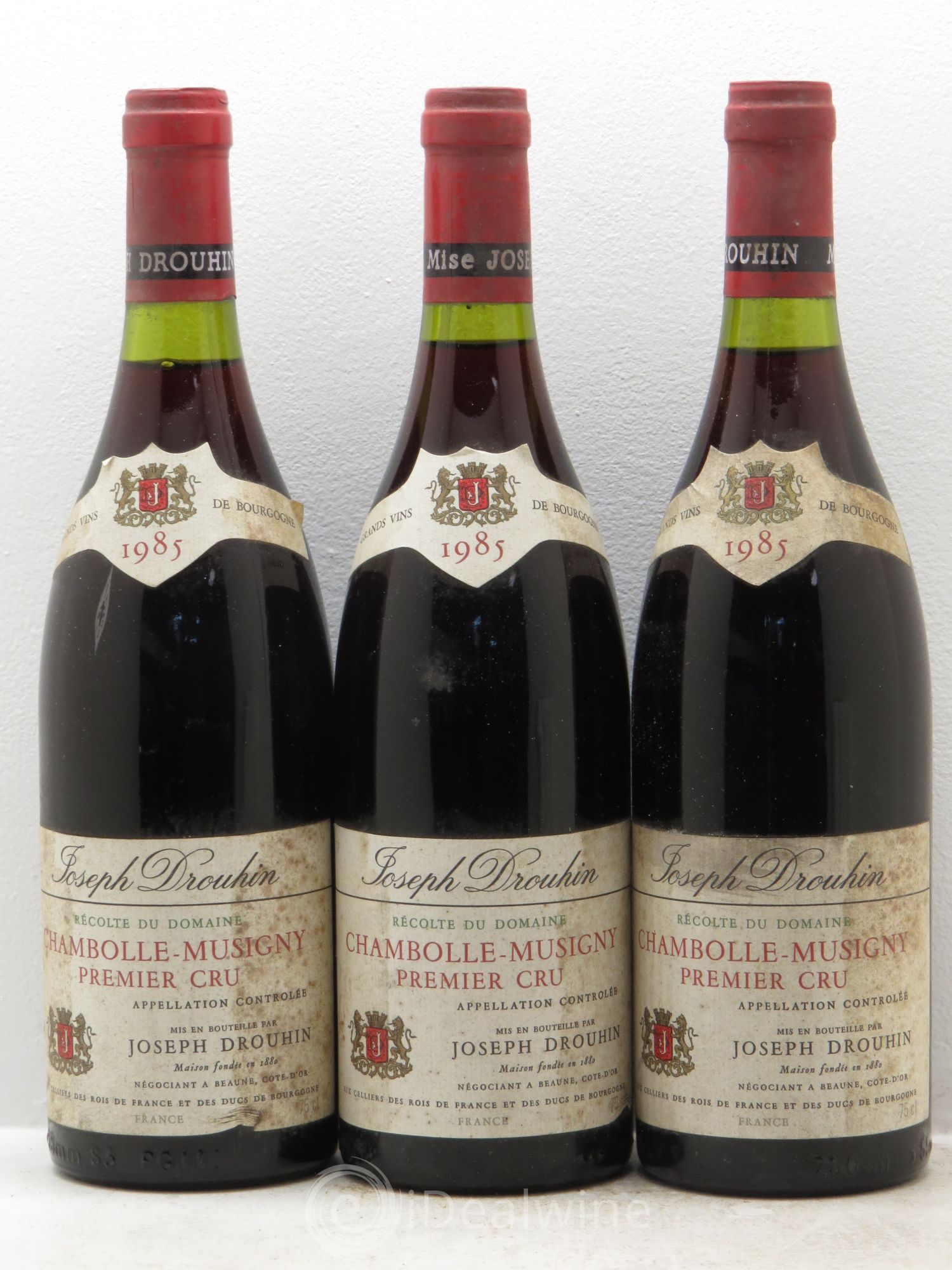 Chambolle-Musigny 1er Cru 1985 - Lot de 3 bouteilles - 0