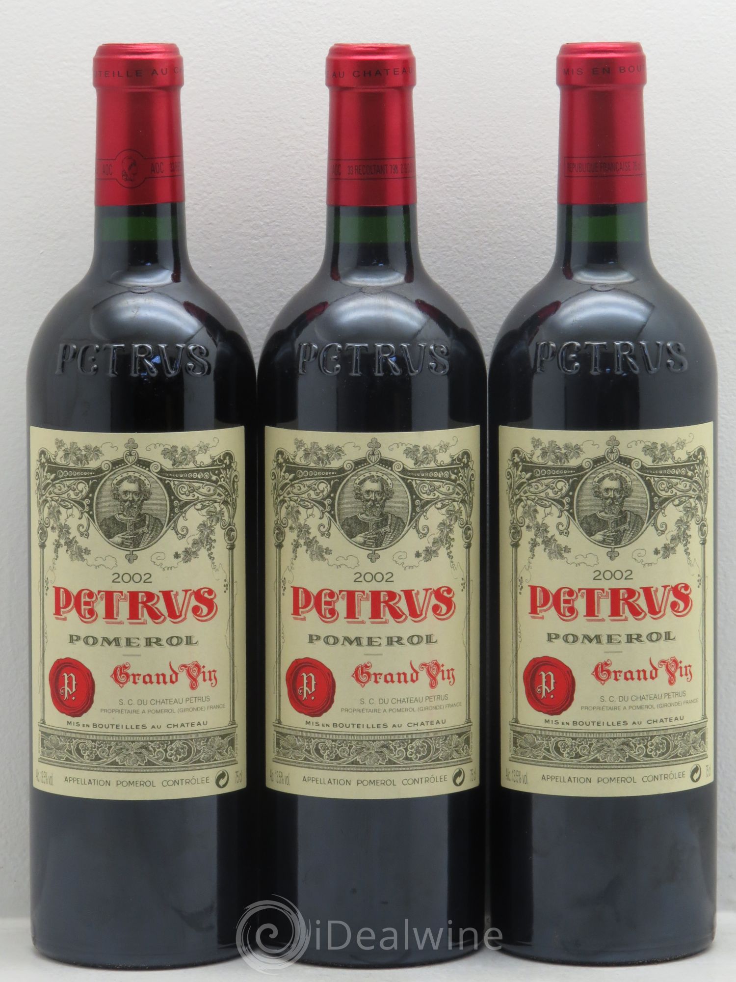 Petrus 2002 - Posten von 3 Flaschen - 0