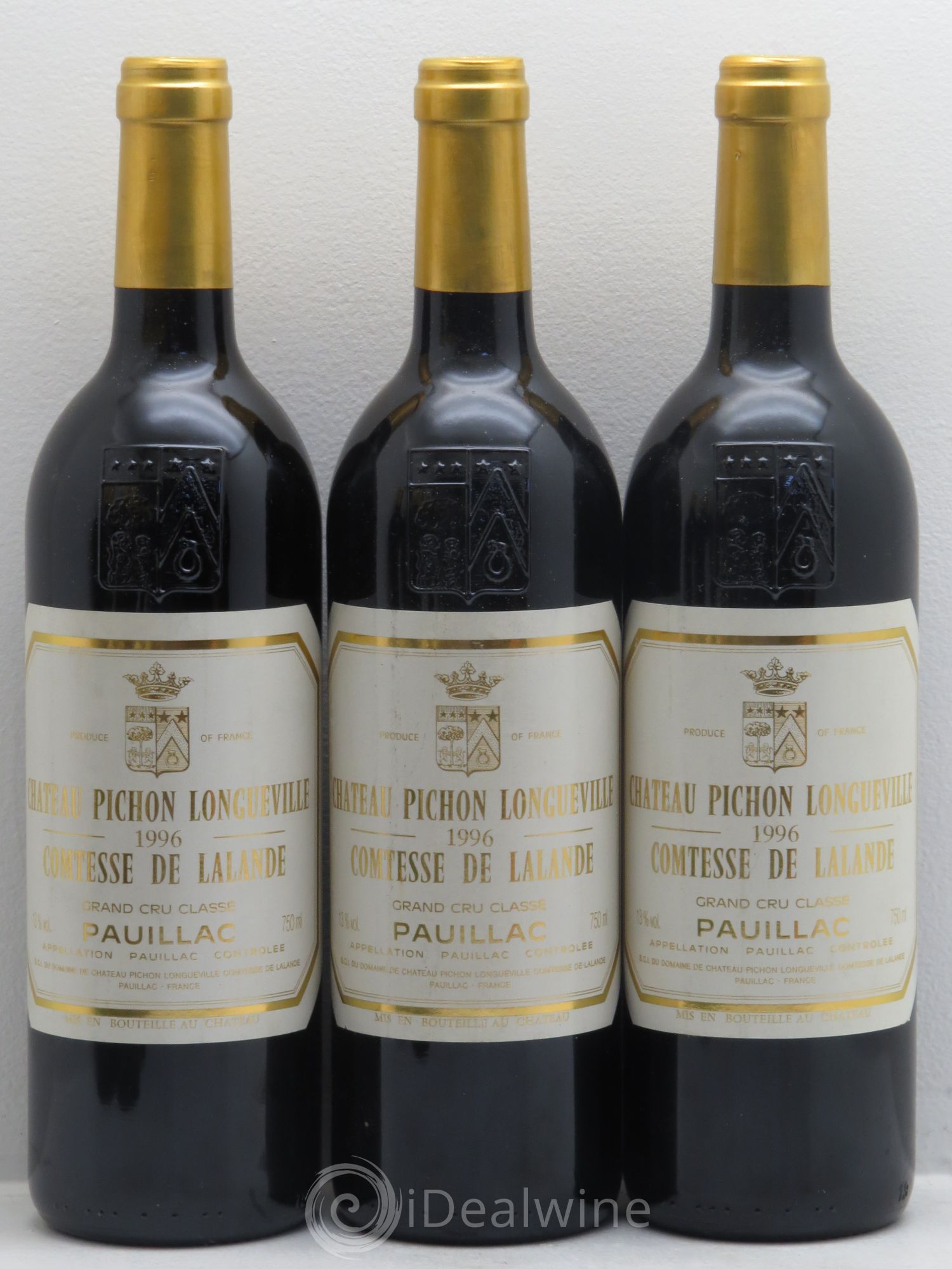 Château Pichon Longueville Comtesse de Lalande 2ème Grand Cru Classé 1996 - Lot de 12 bouteilles - 1