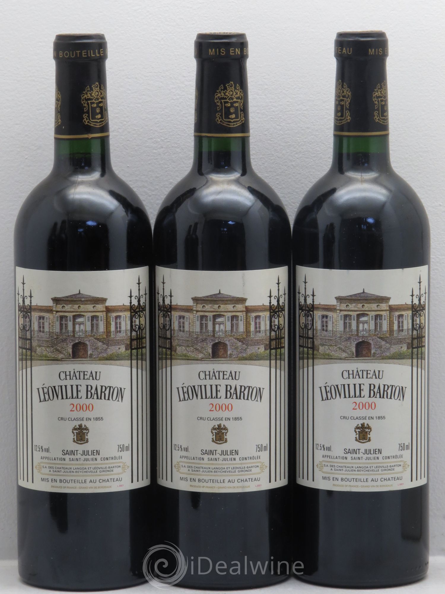 Château Léoville Barton 2ème Grand Cru Classé 2000 - Lot de 12 bouteilles - 3