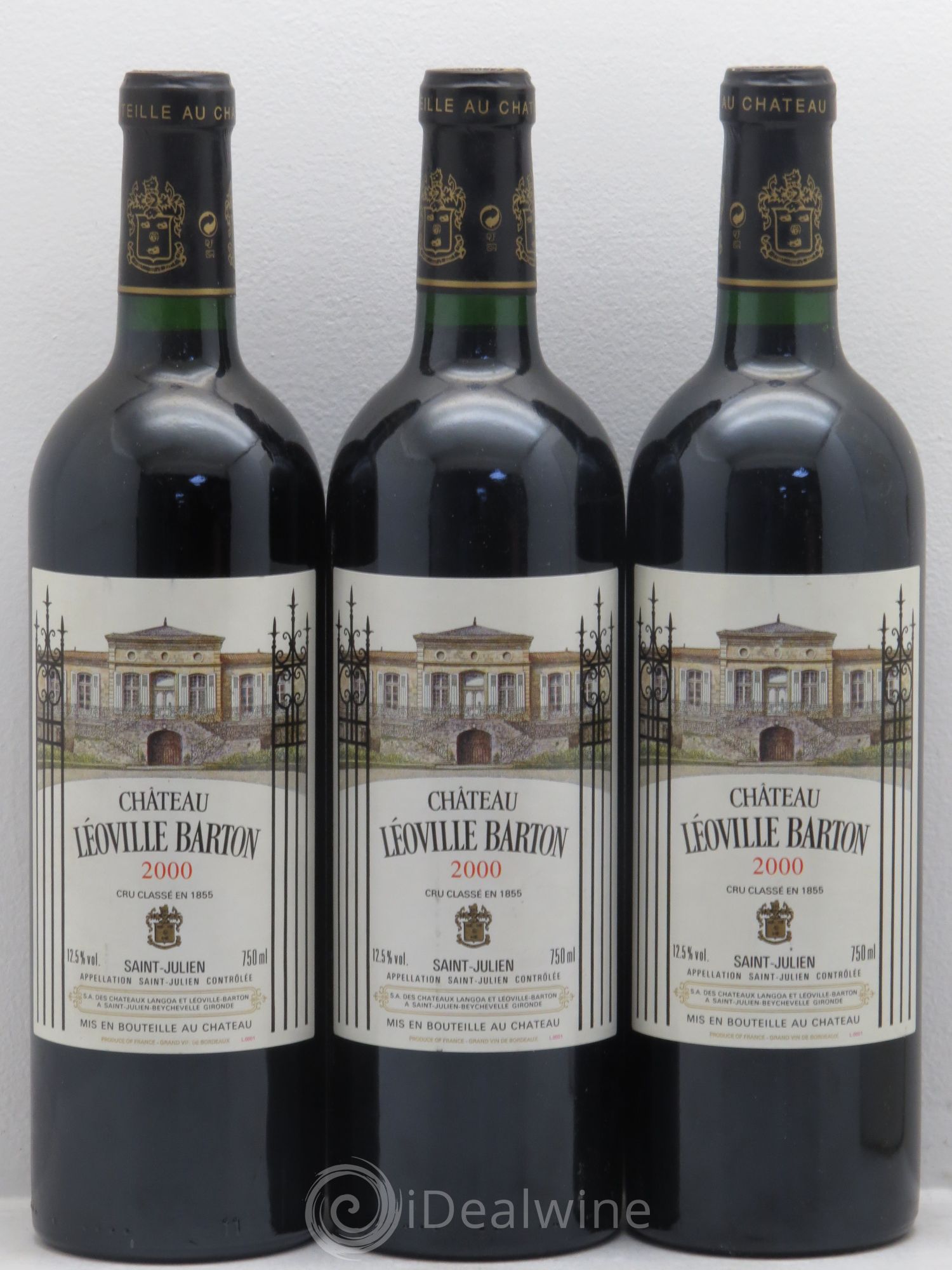 Château Léoville Barton 2ème Grand Cru Classé 2000 - Lot de 12 bouteilles - 4