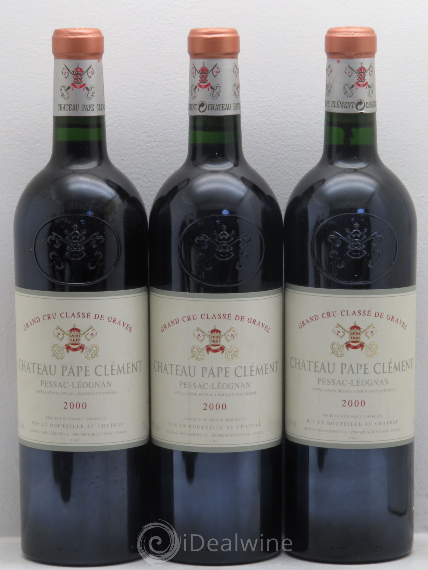 Château Pape Clément Cru Classé de Graves 2000 - Lot de 12 bouteilles - 1