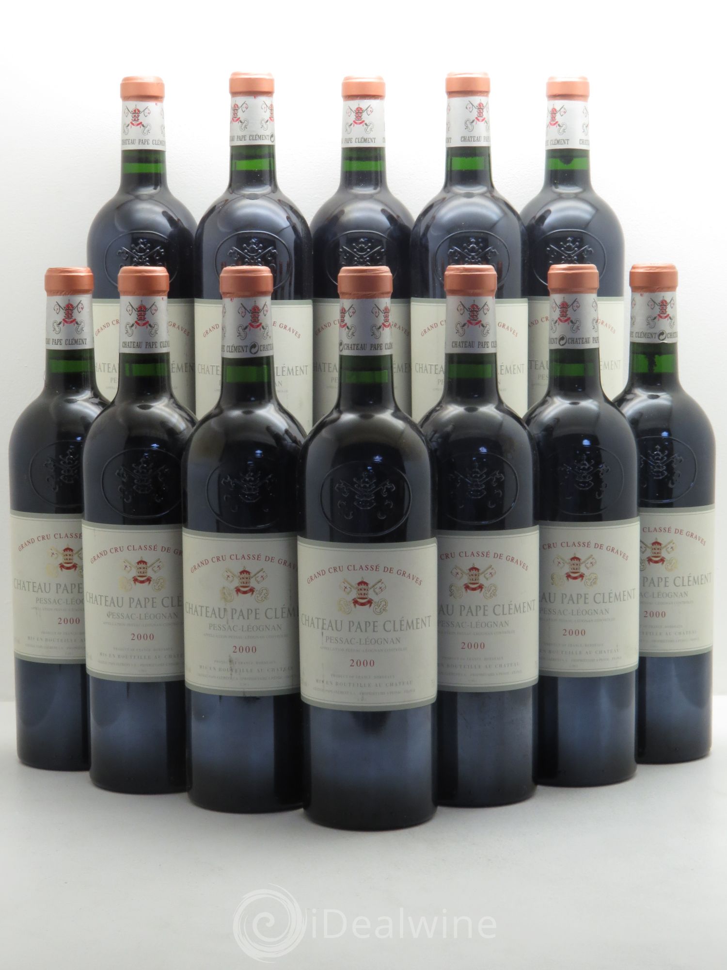 Château Pape Clément Cru Classé de Graves 2000 - Lot de 12 bouteilles - 0