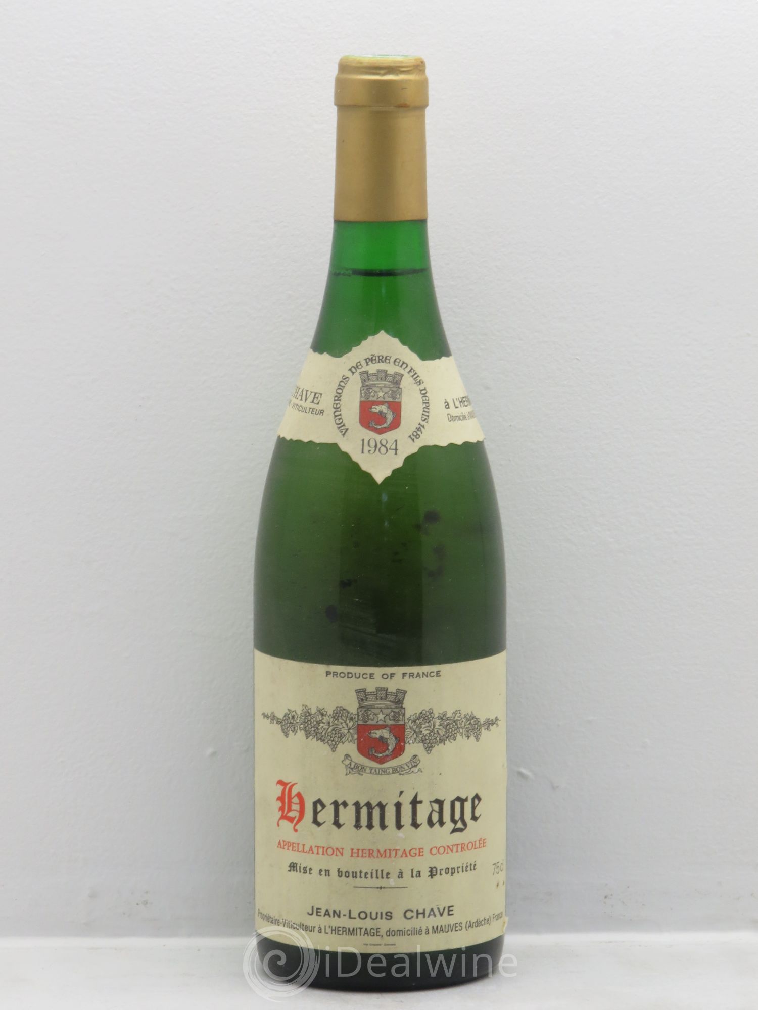 Hermitage Jean-Louis Chave 1984 - Lot de 1 bouteille - 0