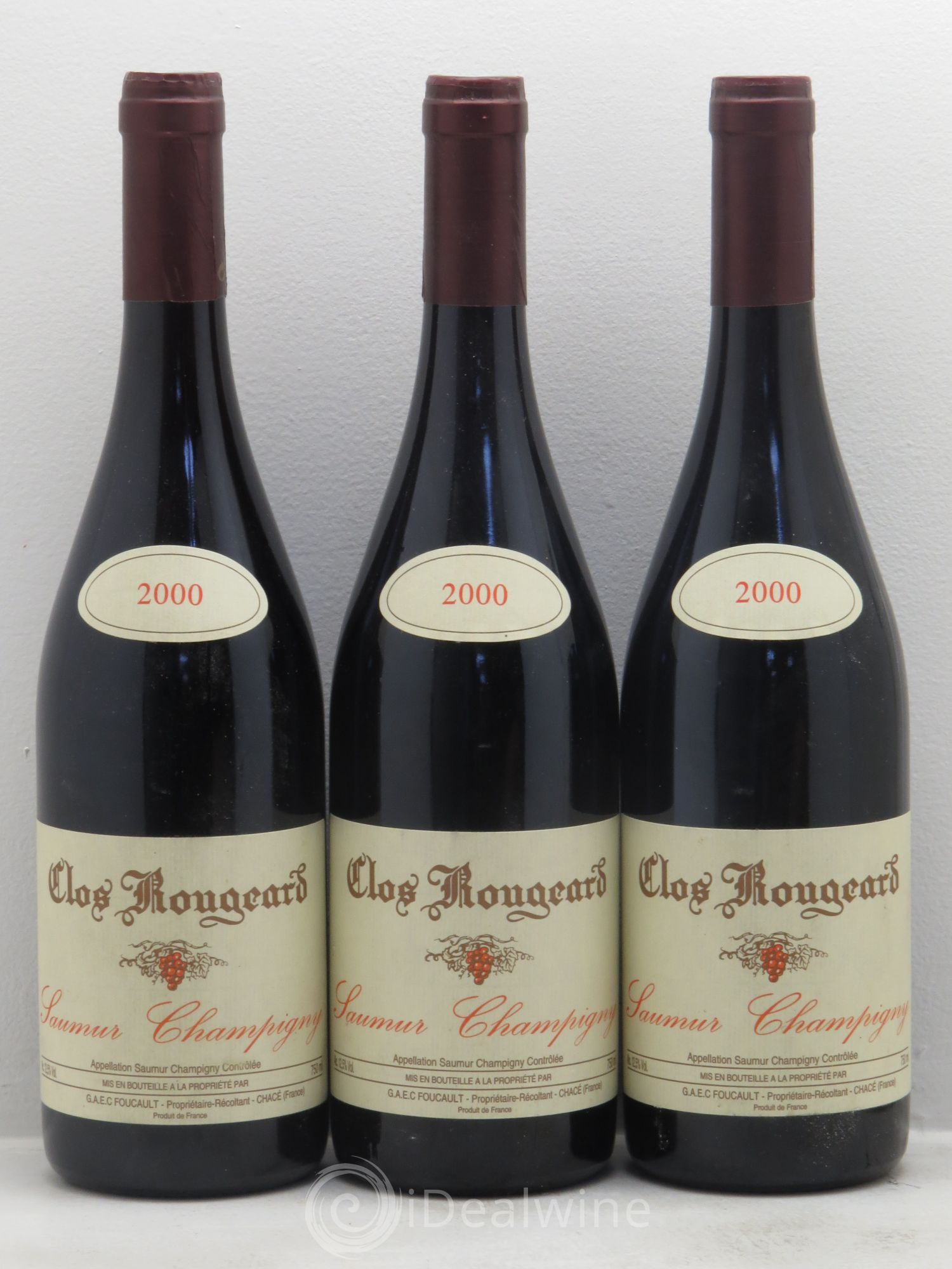 Saumur-Champigny Clos Rougeard 2000 - Lot de 3 bouteilles - 0