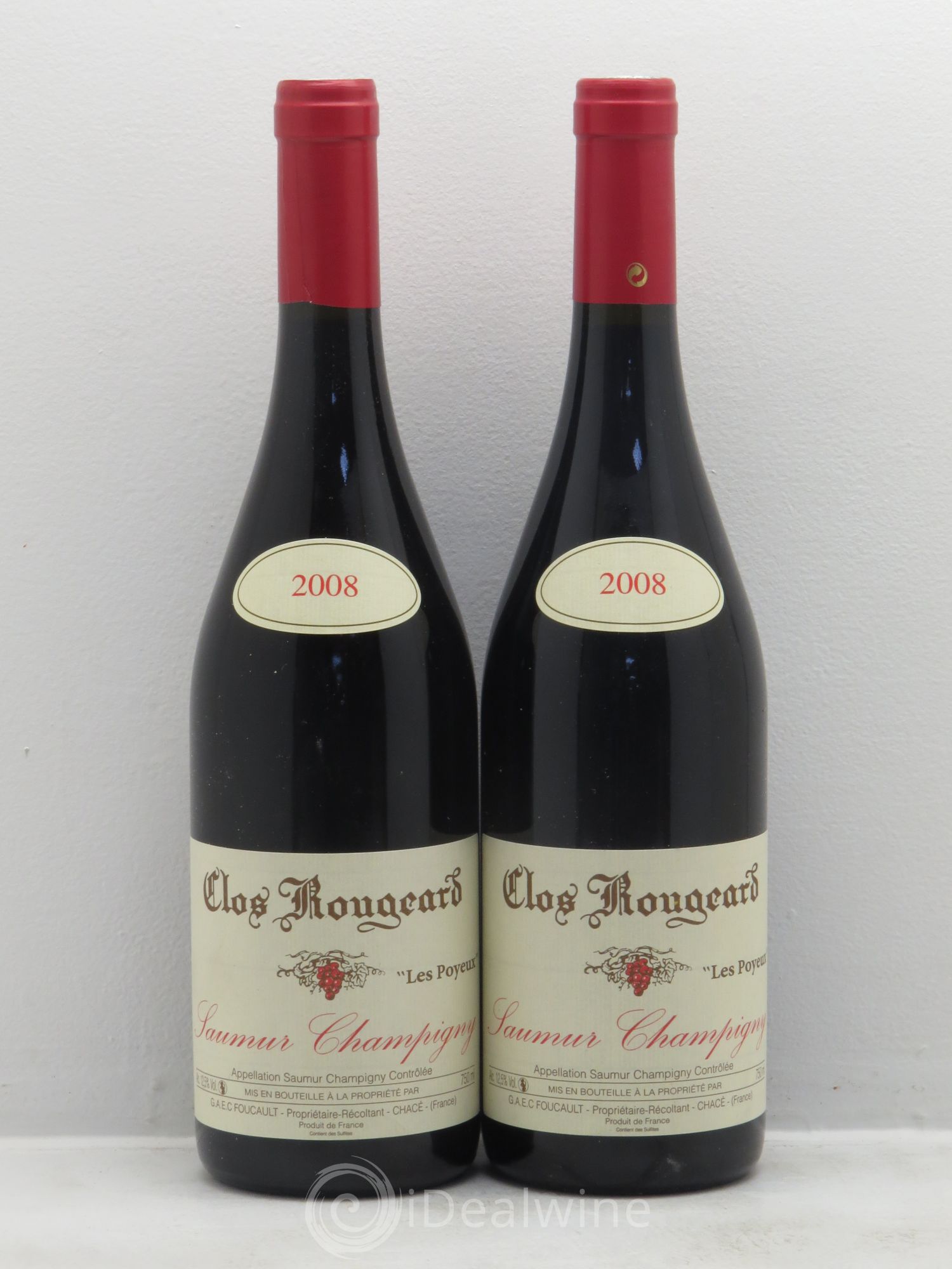 Saumur-Champigny Les Poyeux Clos Rougeard 2008 - Lot de 2 bouteilles - 0
