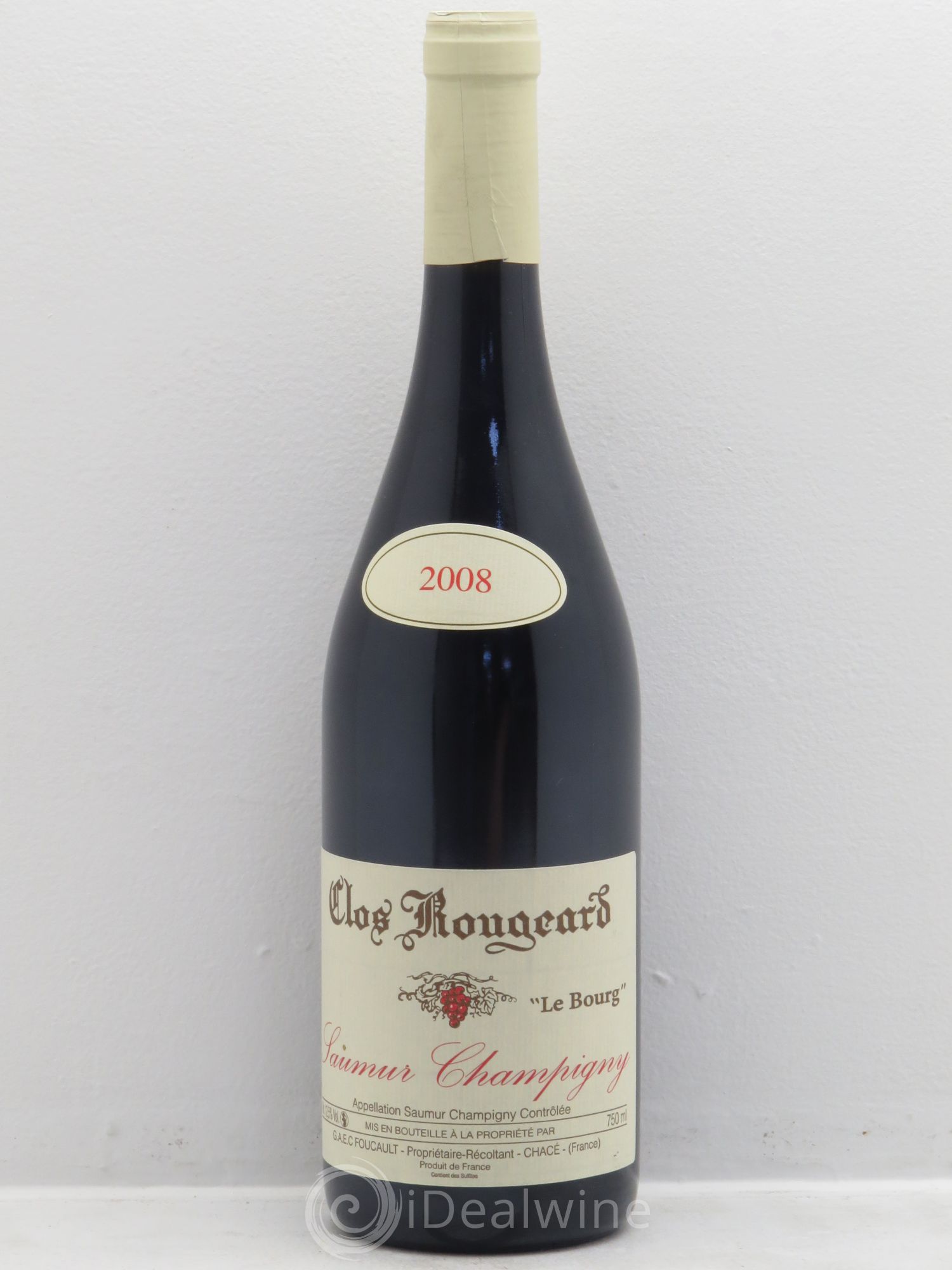 Saumur-Champigny Le Bourg Clos Rougeard 2008 - Lot de 1 bouteille - 0