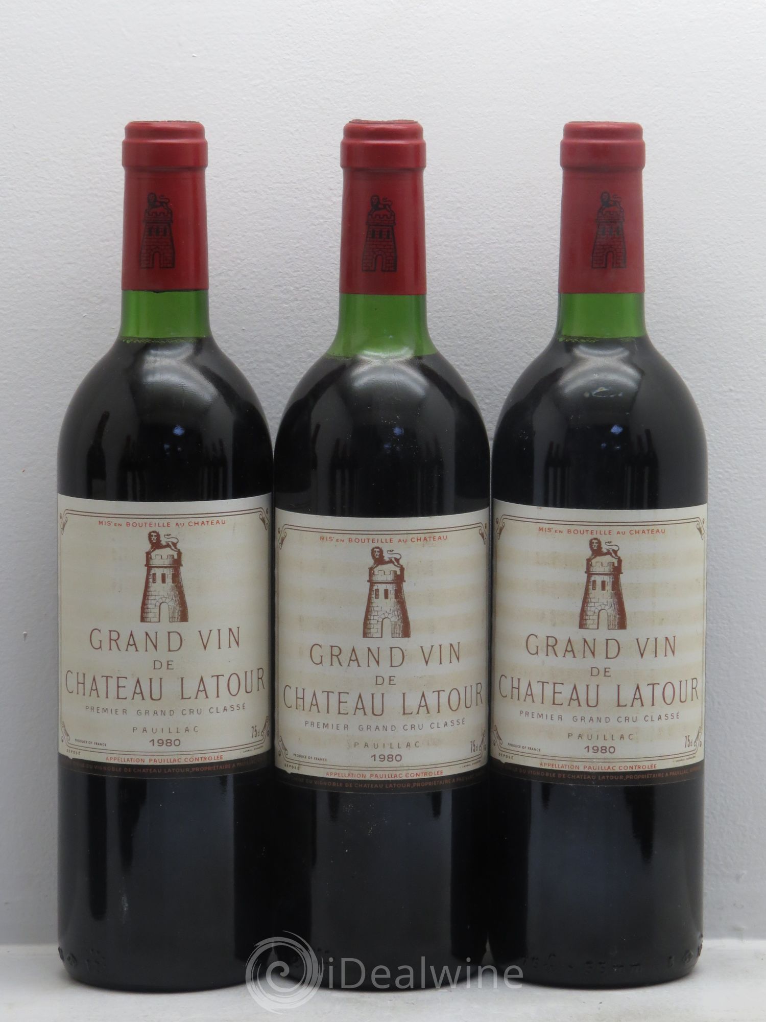 Château Latour 1er Grand Cru Classé 1980 - Lot de 12 bouteilles - 1