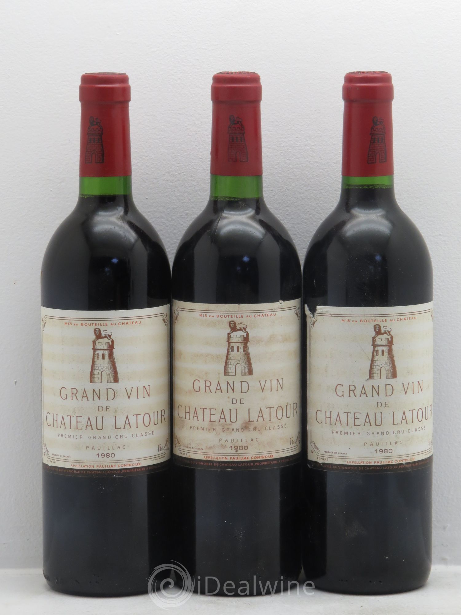 Château Latour 1er Grand Cru Classé 1980 - Lot de 12 bouteilles - 4
